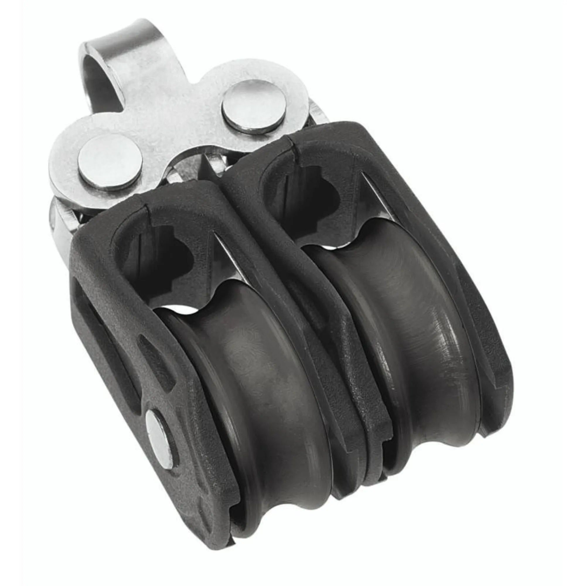 20mm (Size 0) Block - Plain Bearing - Double - Fixed Eye