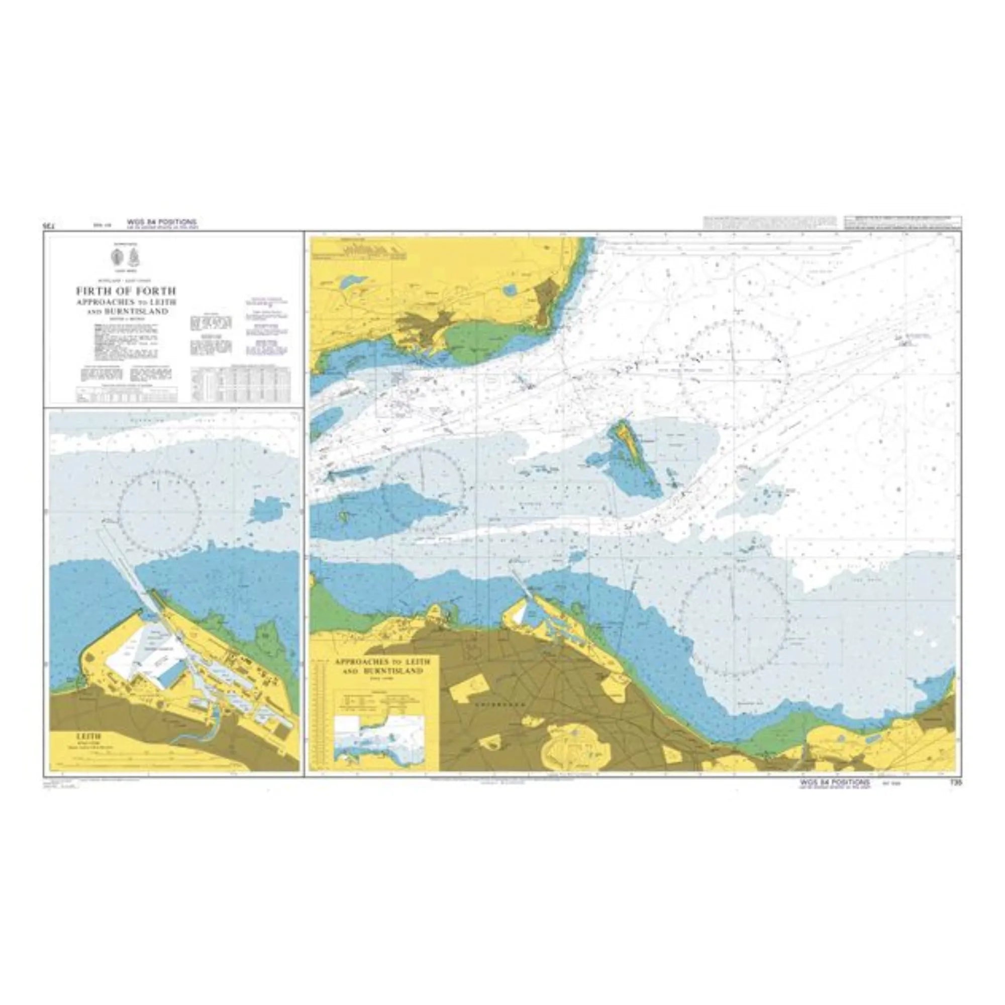 Chart 735: Firth of Forth Approaches to Leith & Burntisland