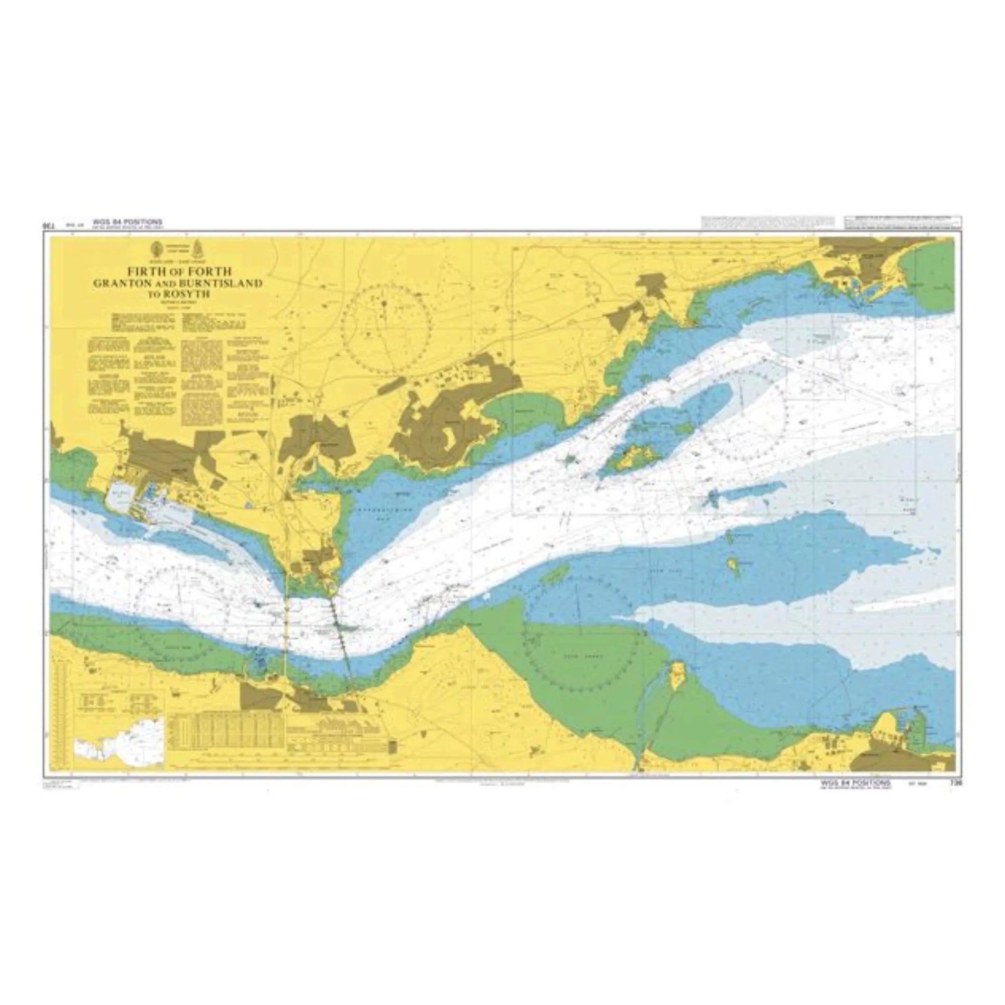 Chart 736: Firth of Forth Granton & Burntisland to Rosyth