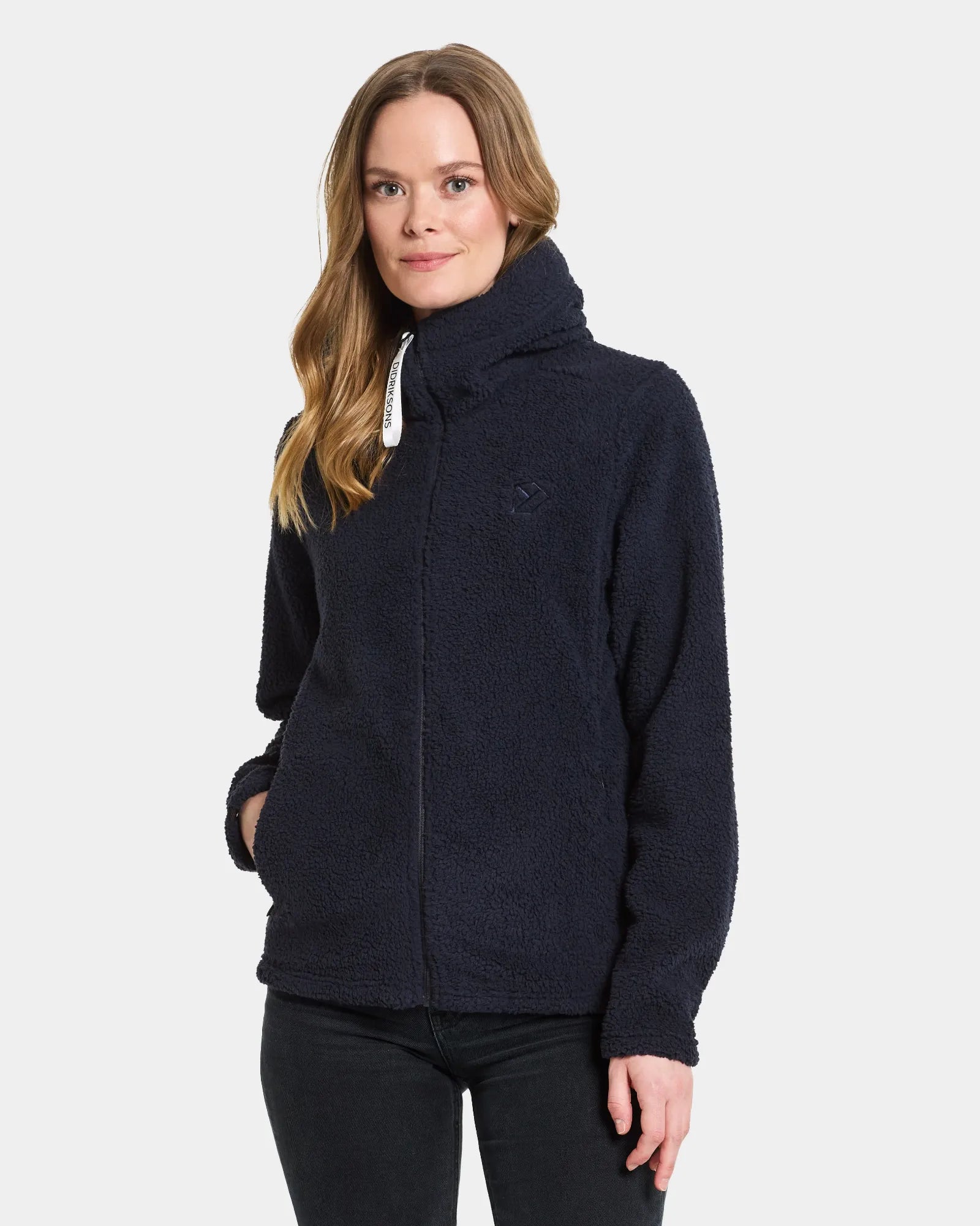 Anniken Full-Zip Fleece - Dark Night Blue
