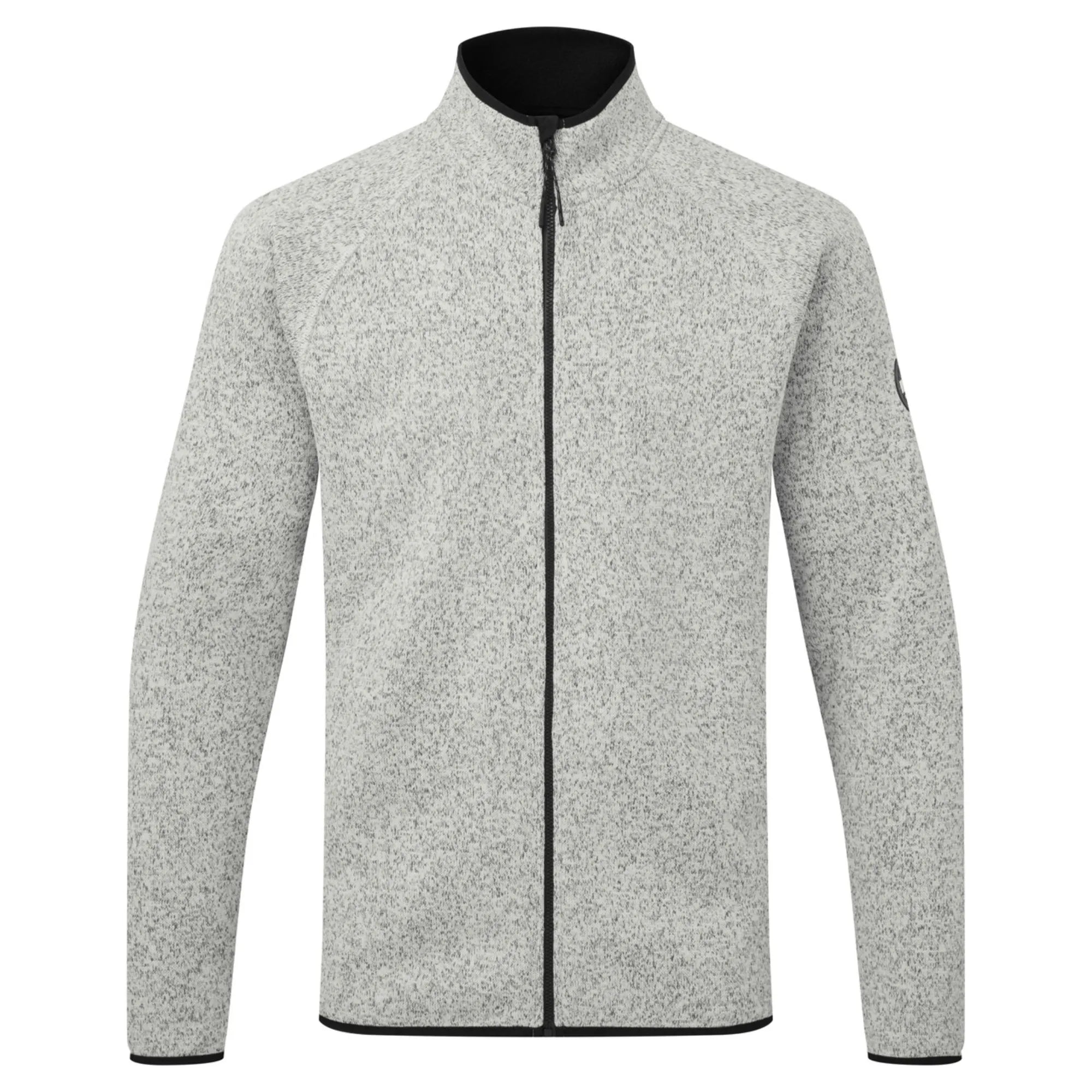 Men's Knit Fleece Jacket - Grey Marl