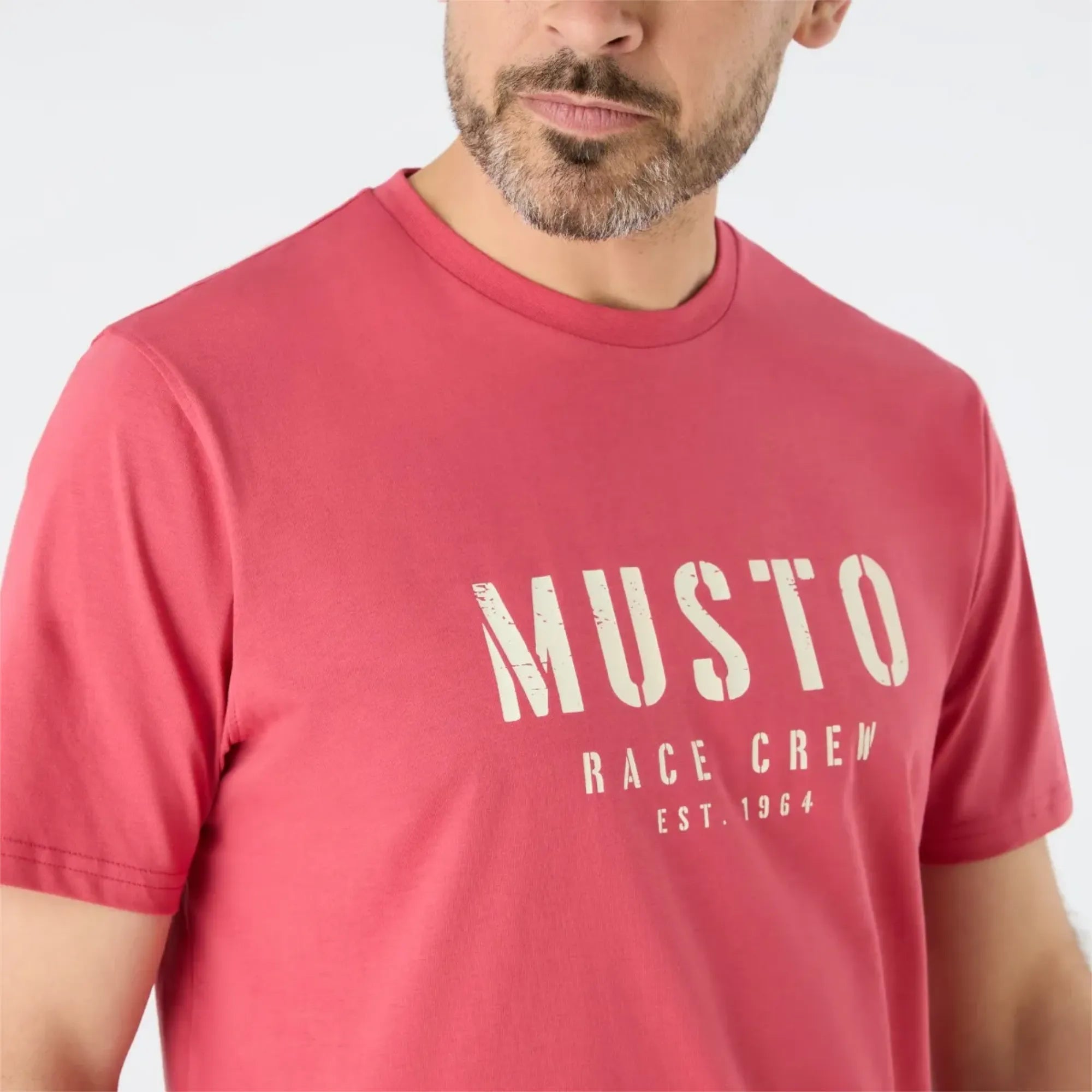 Men's Classic Musto Short Sleeve T-Shirt - Sweet Raspberry