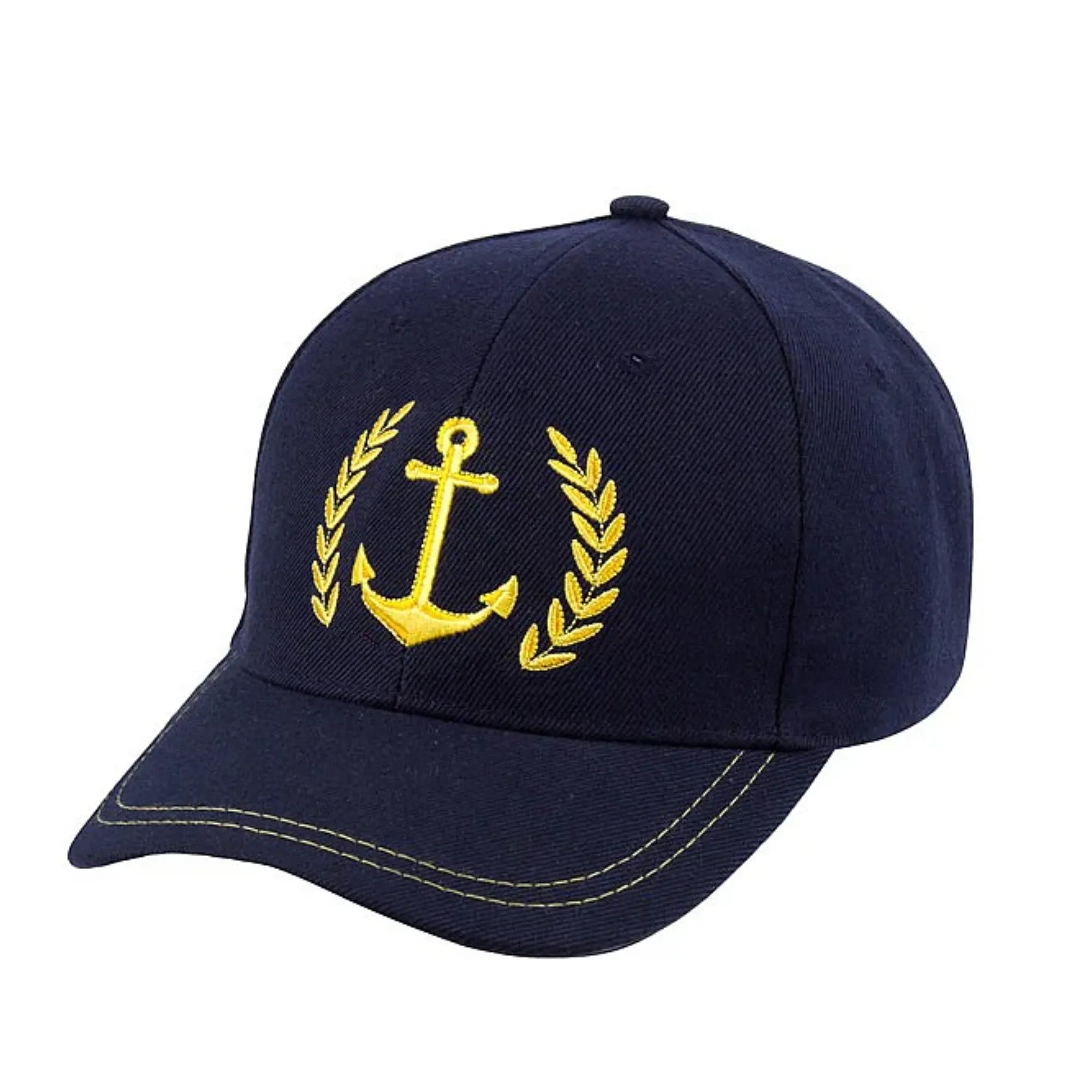 Yachtsman Cap with Oakleaf Design - Anchor
