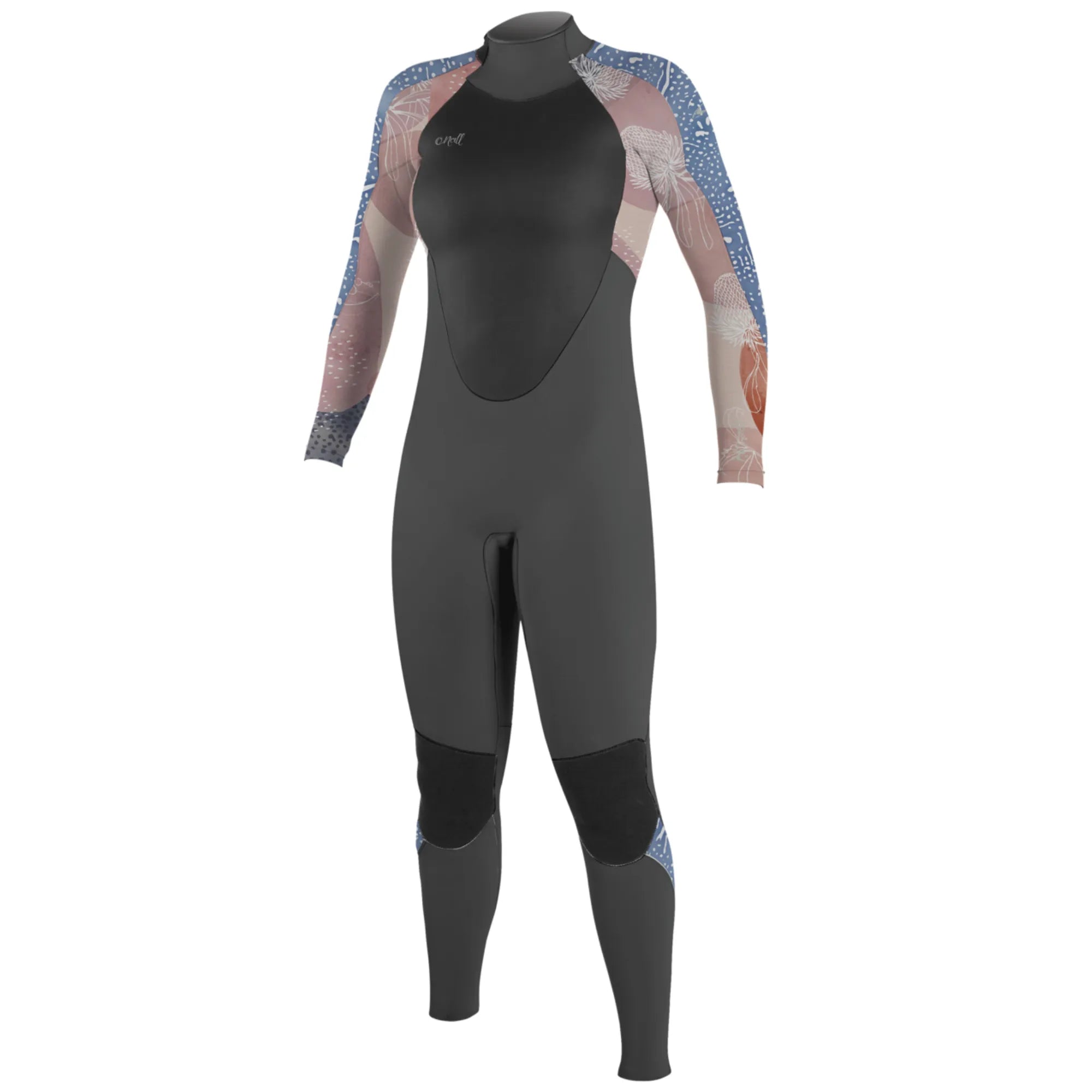 Girls Epic 5/4 Wetsuit - Graphite/Desert Bloom/Drift Blue
