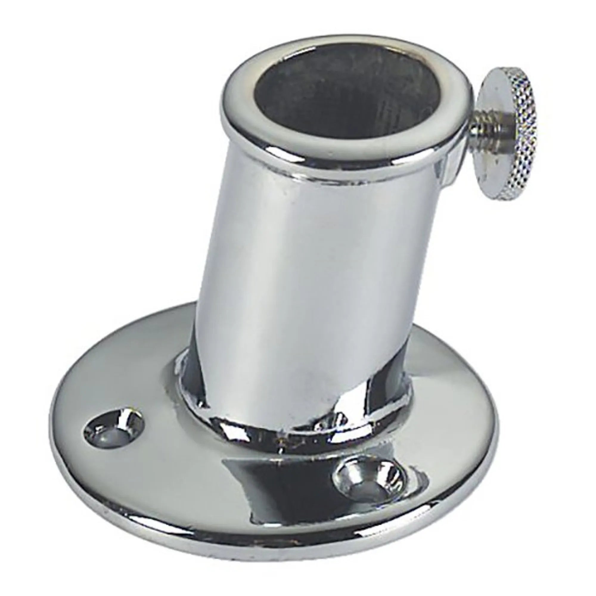 25mm Chrome Plated Deck Mount Flagpole Holder