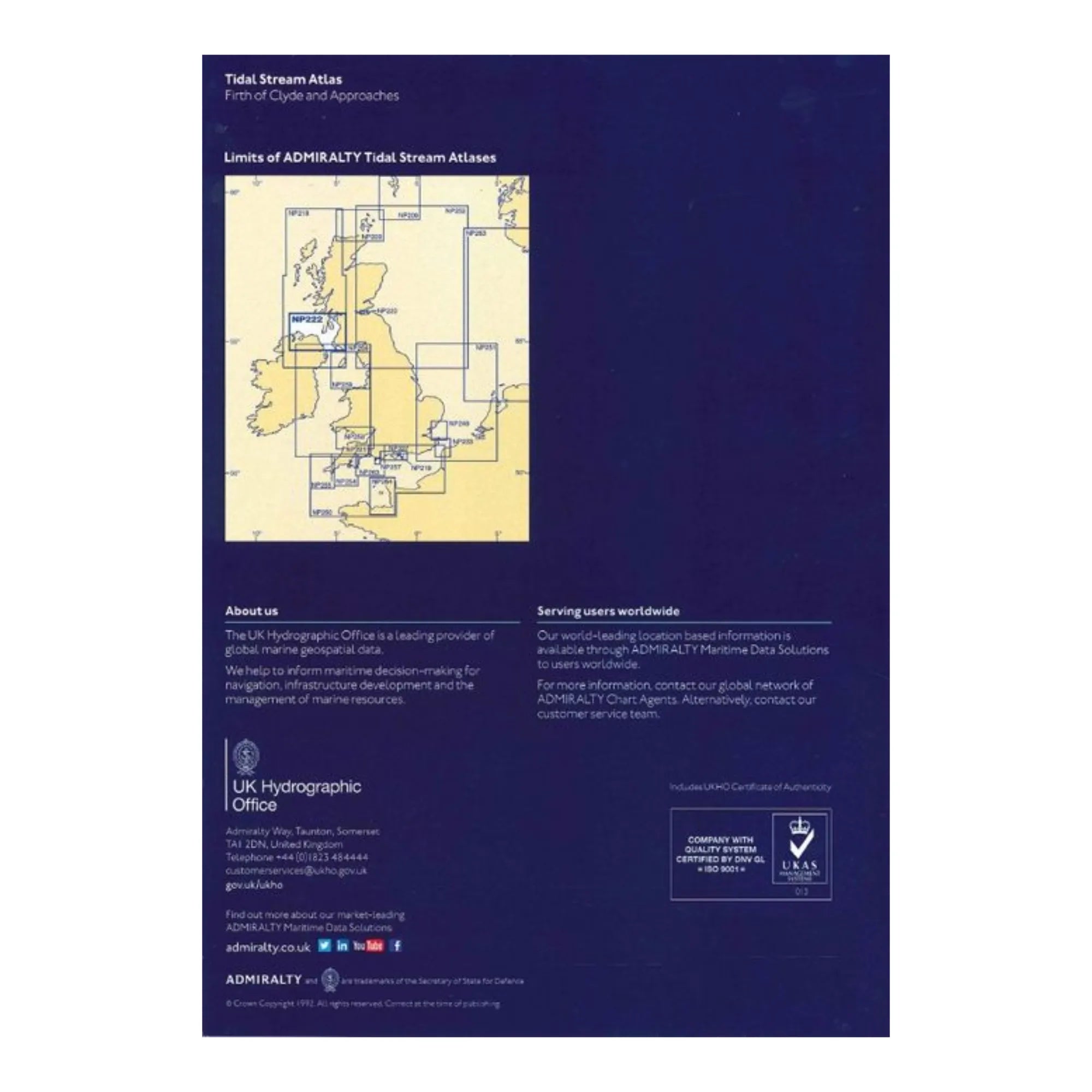 NP222 Tidal Stream Atlas: Firth of Clyde & Approaches