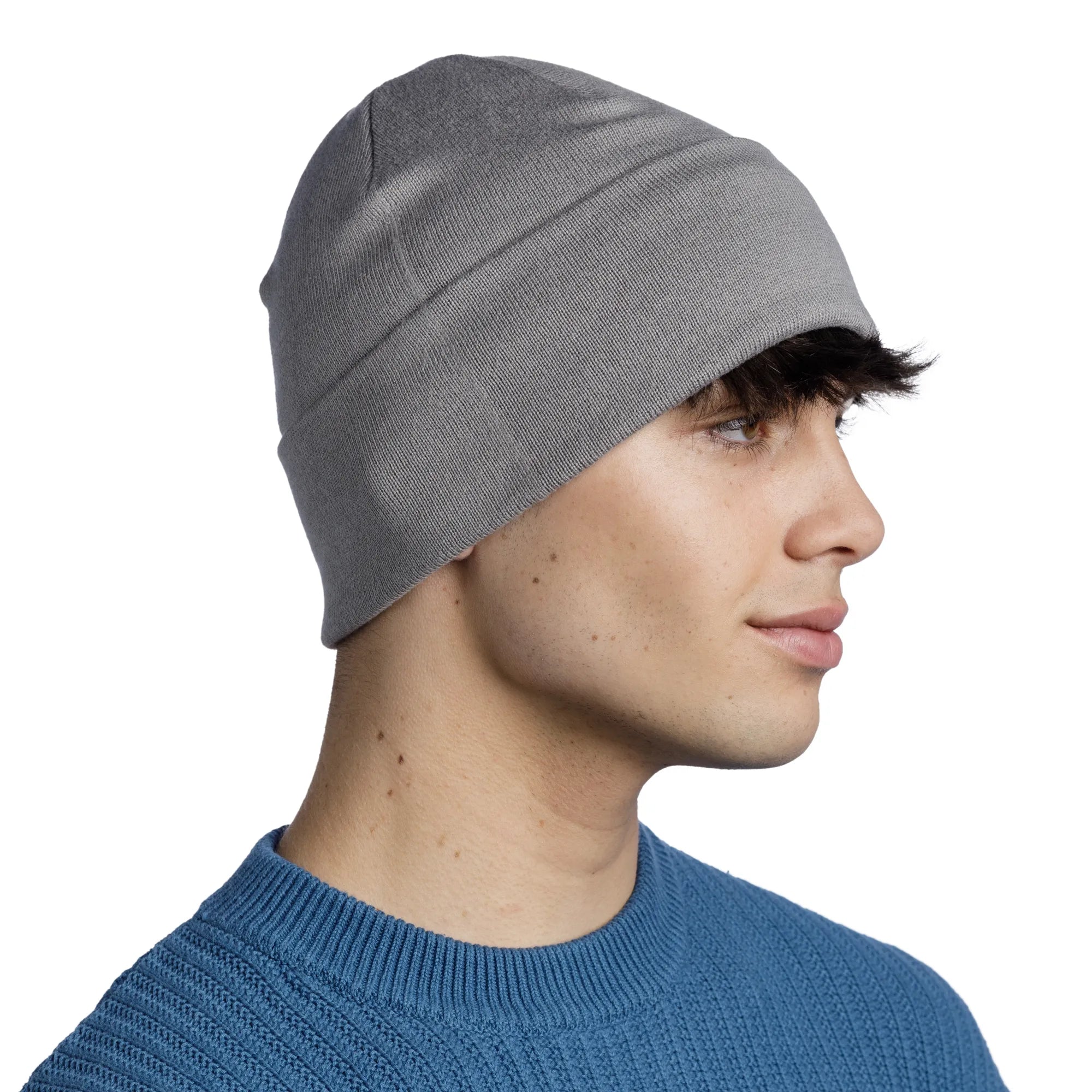 Niels Knitted Beanie - Grey