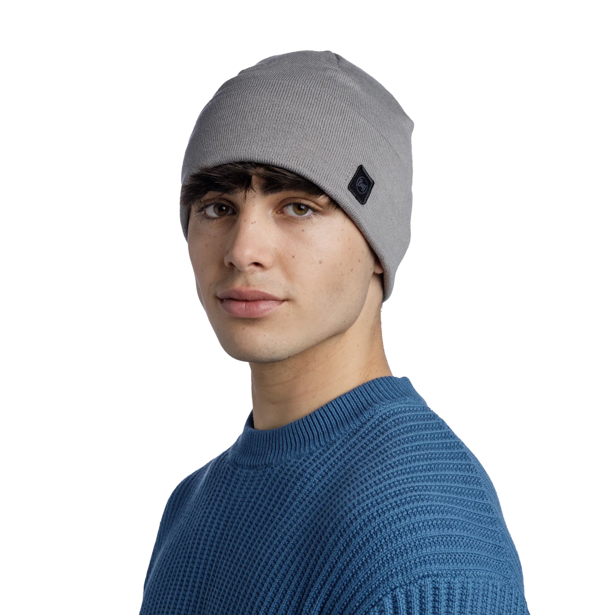 Niels Knitted Beanie - Grey