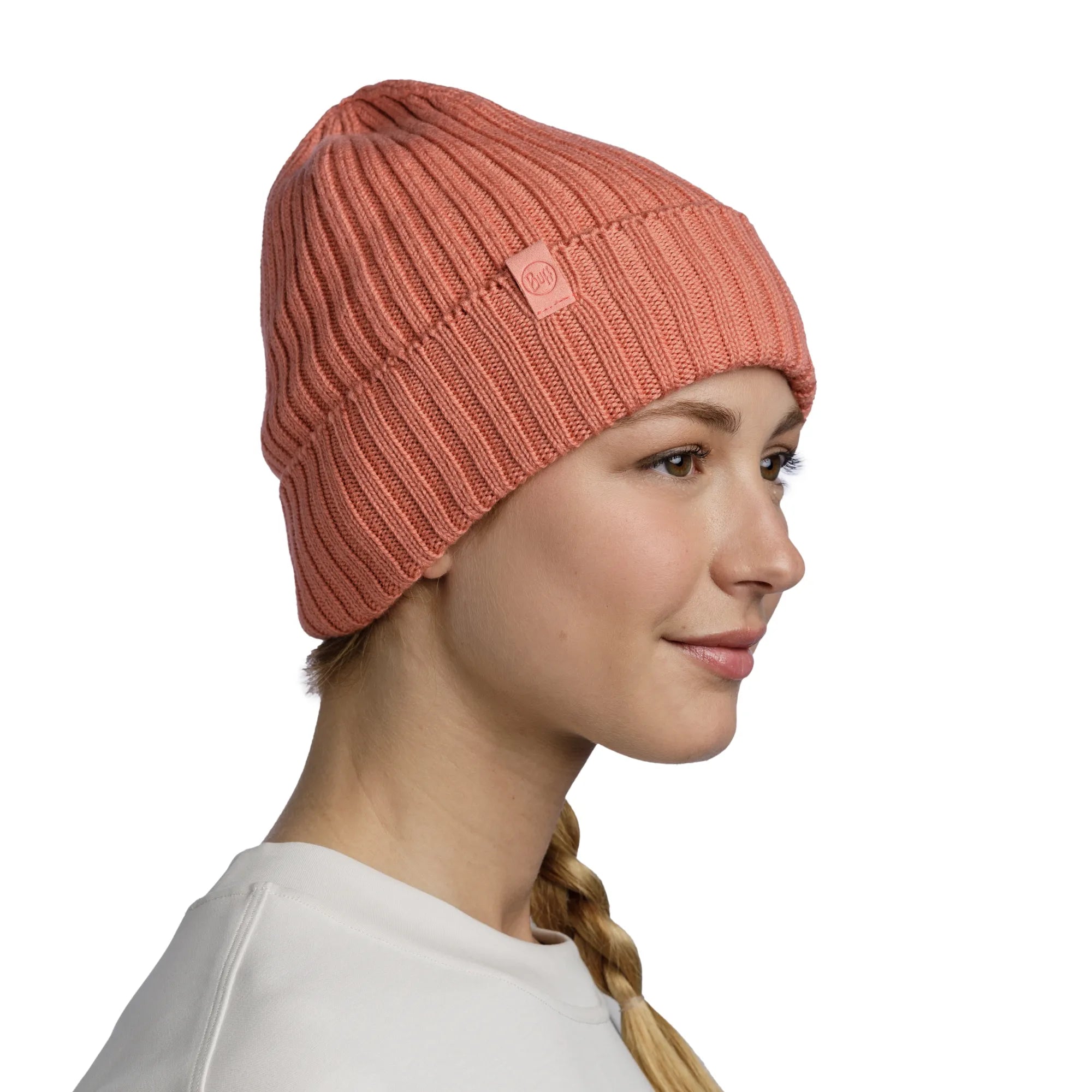 Norval Knitted Beanie - Crimson
