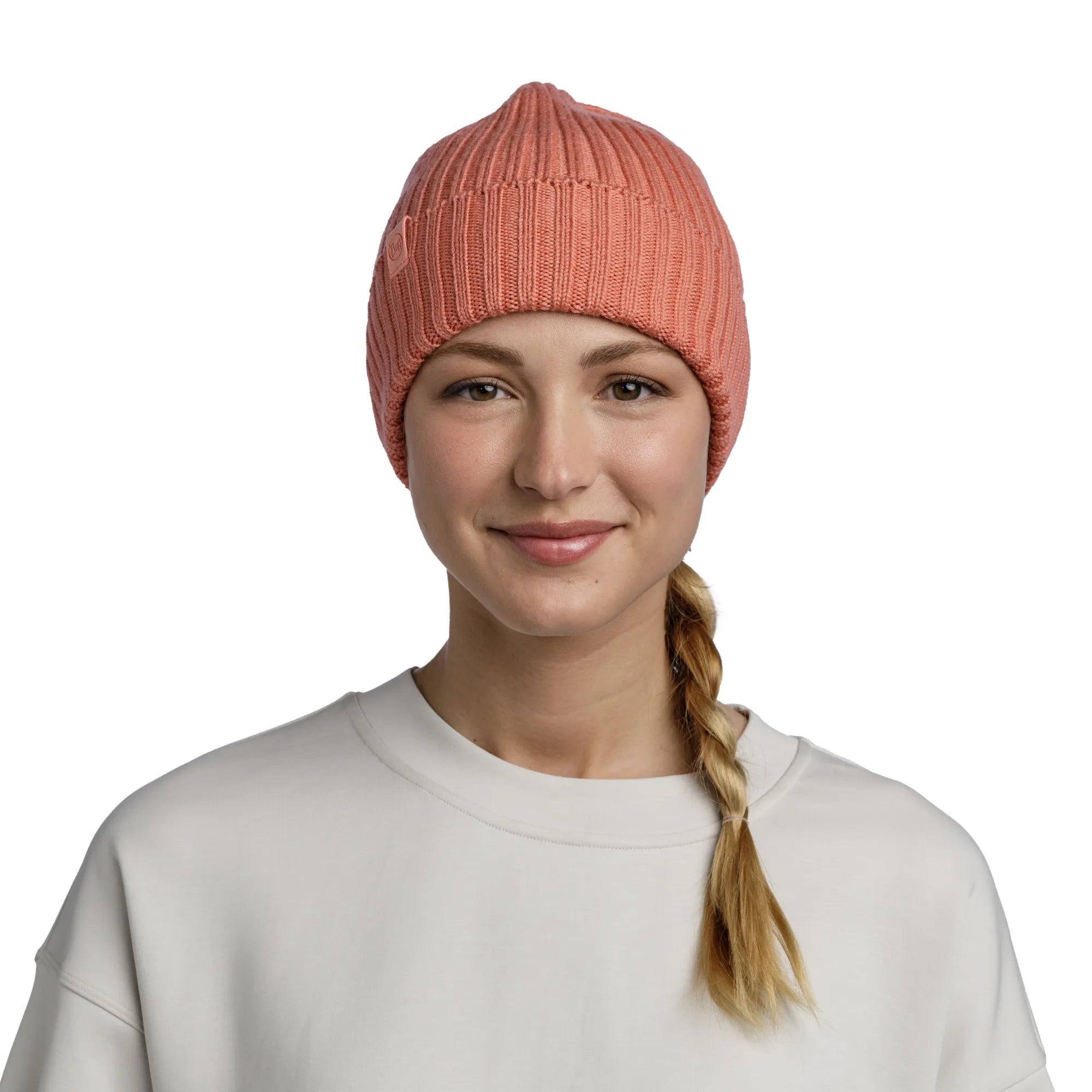 Norval Knitted Beanie - Crimson