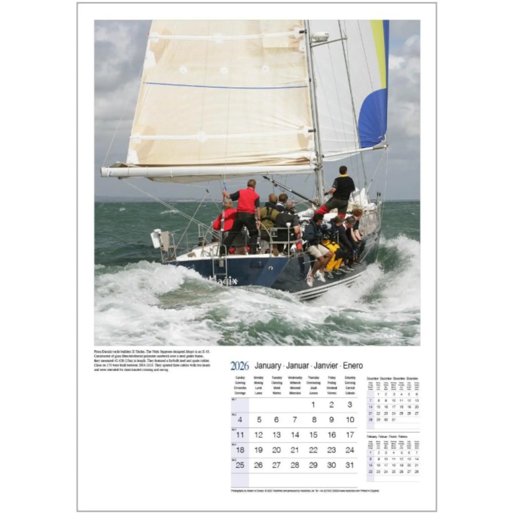 Beken of Cowes Yachting 2026 Calendar