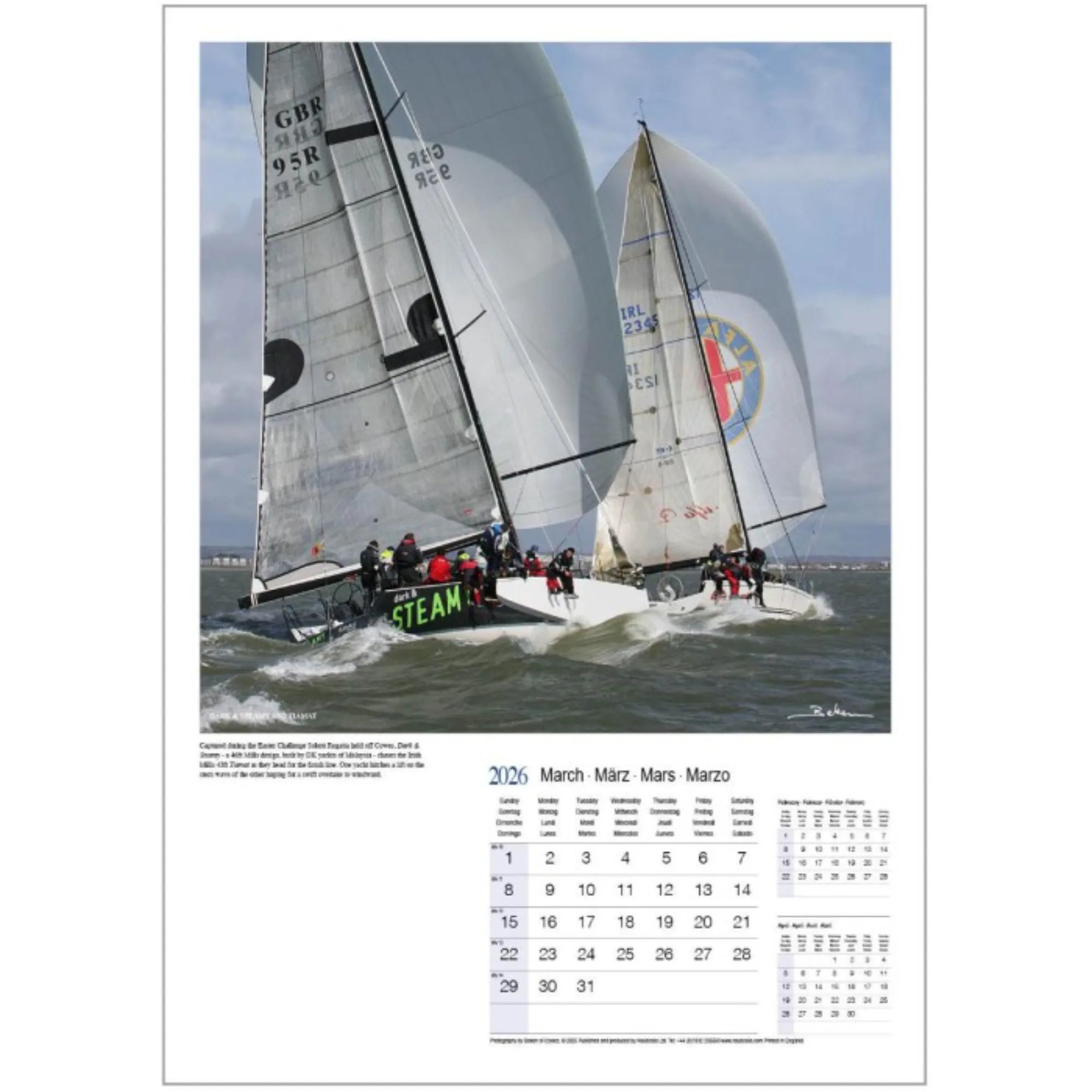 Beken of Cowes Yachting 2026 Calendar