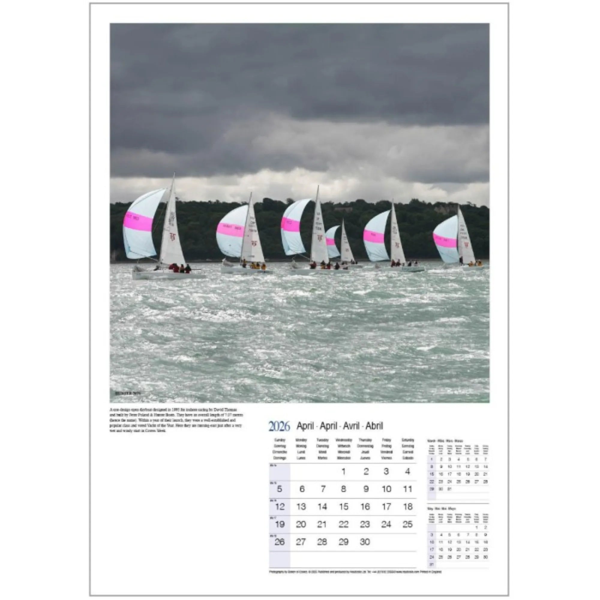 Beken of Cowes Yachting 2026 Calendar