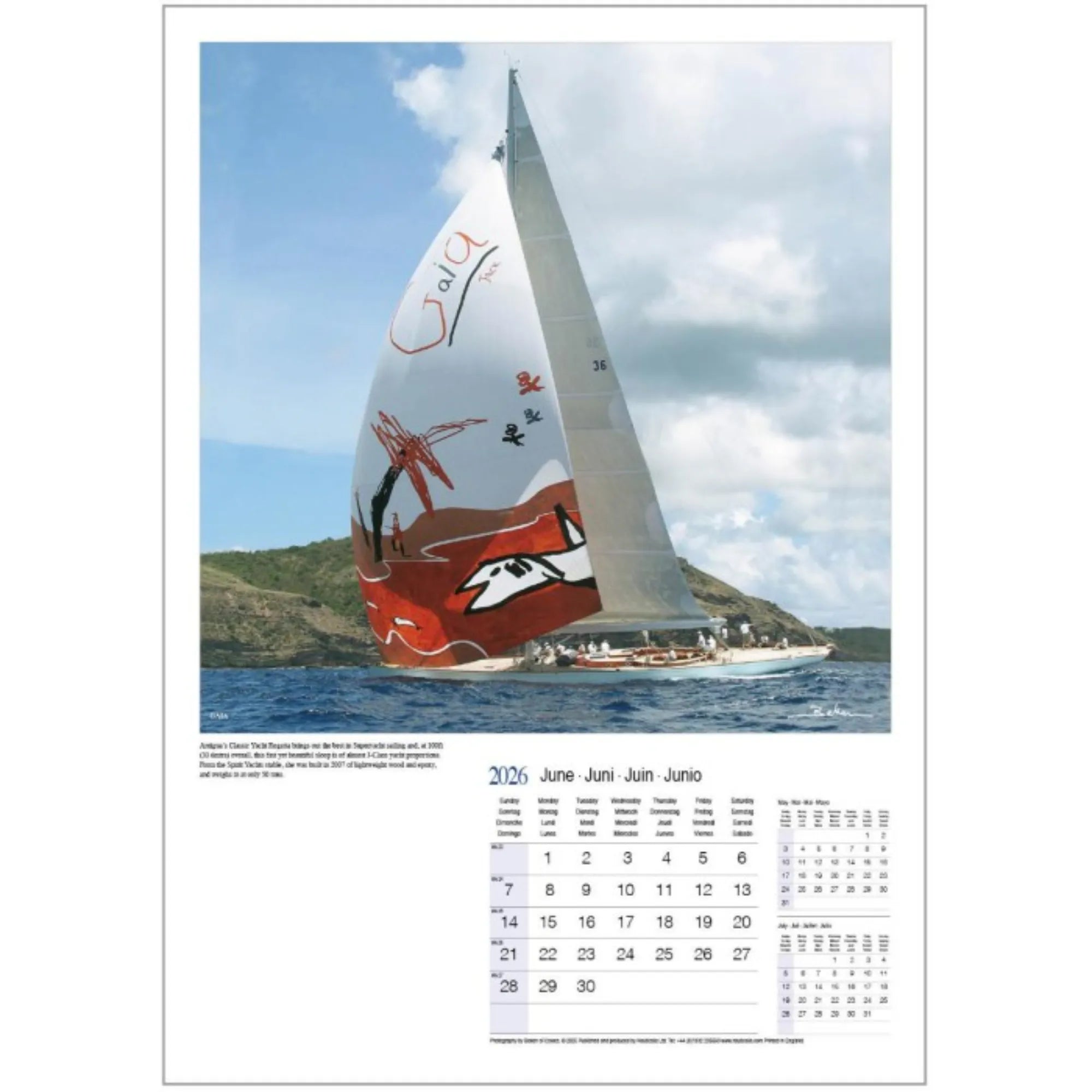 Beken of Cowes Yachting 2026 Calendar