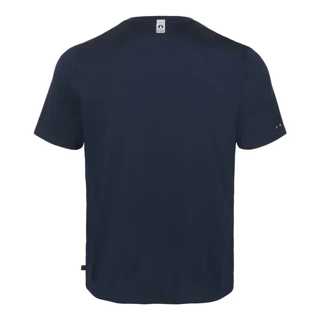 Mens Evo Crew Sunblock Short Sleve Tee - Navy