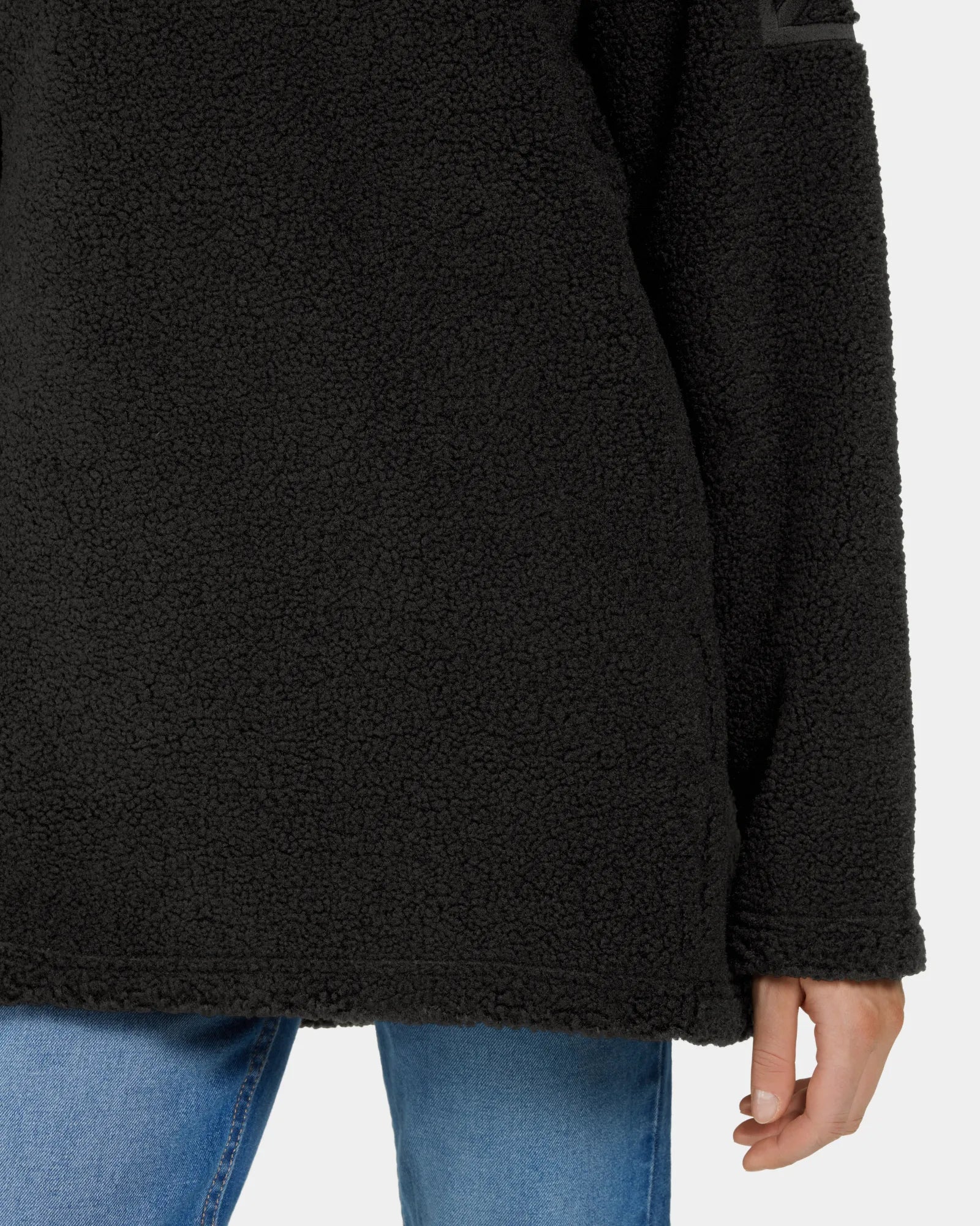 Marina Half-Zip Fleece - Black