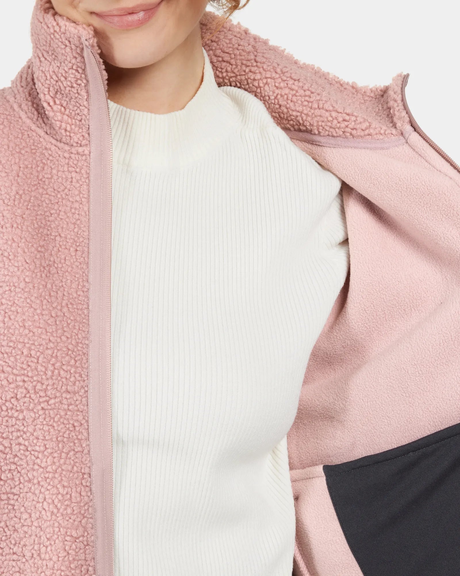 Mella Fleece - Oyster Lilac