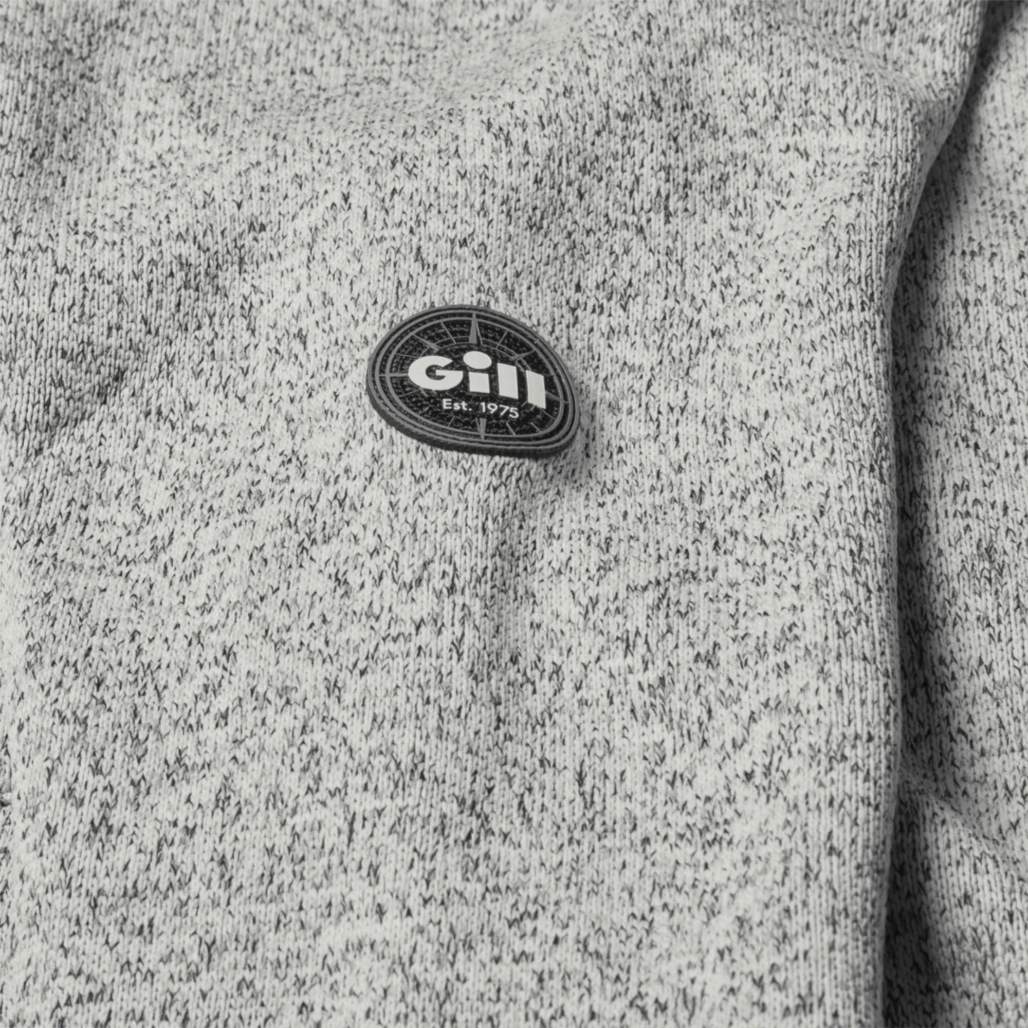 Men's Knit Fleece Jacket - Grey Marl