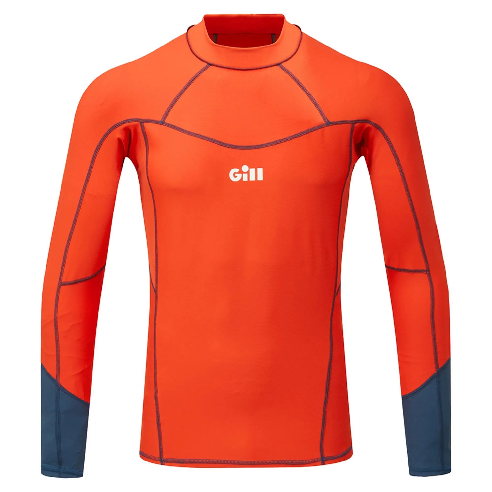 Mens Rash Vest (Long Sleeve) - Orange