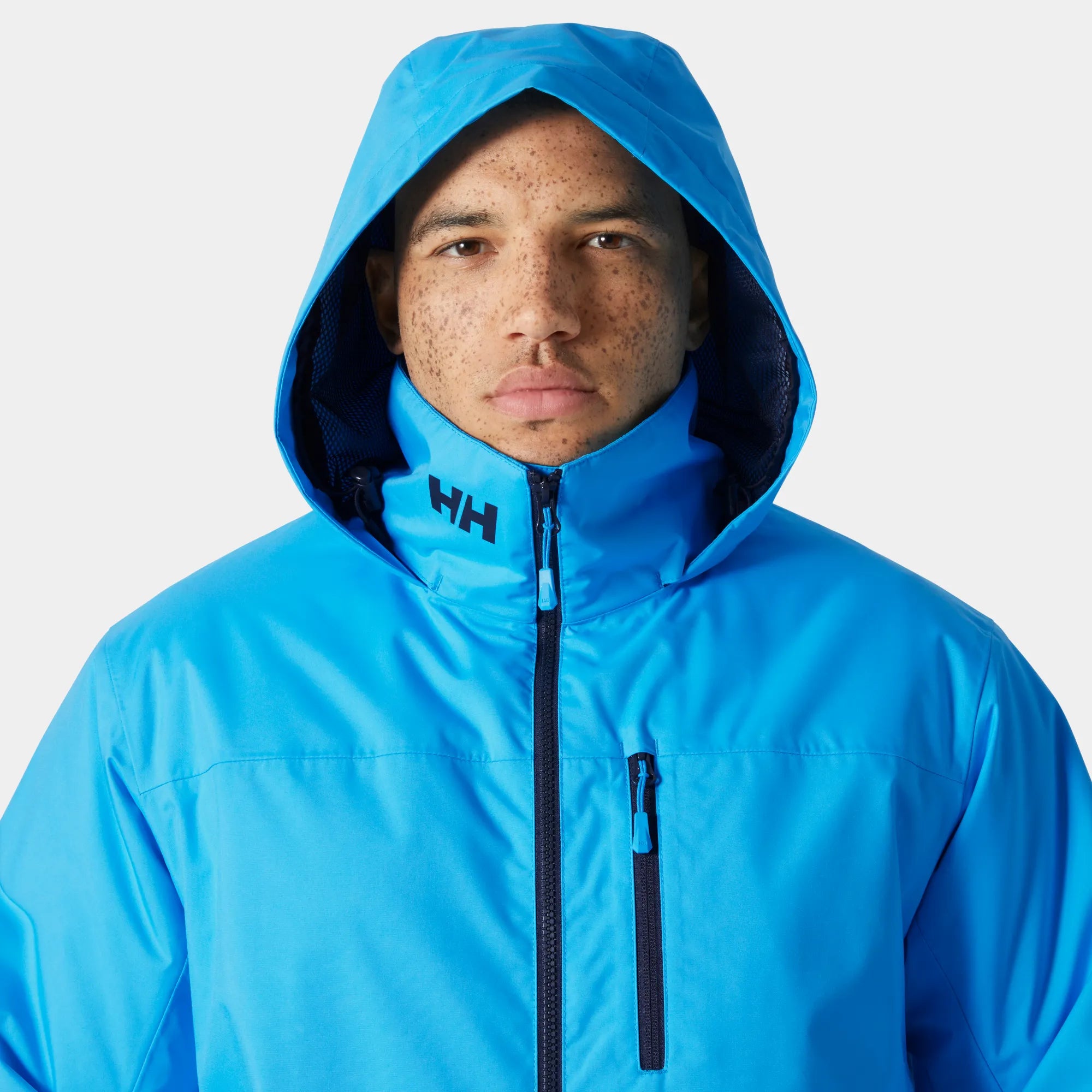 Men's Crew Hooded Midlayer Jacket 2.0 - Cyan