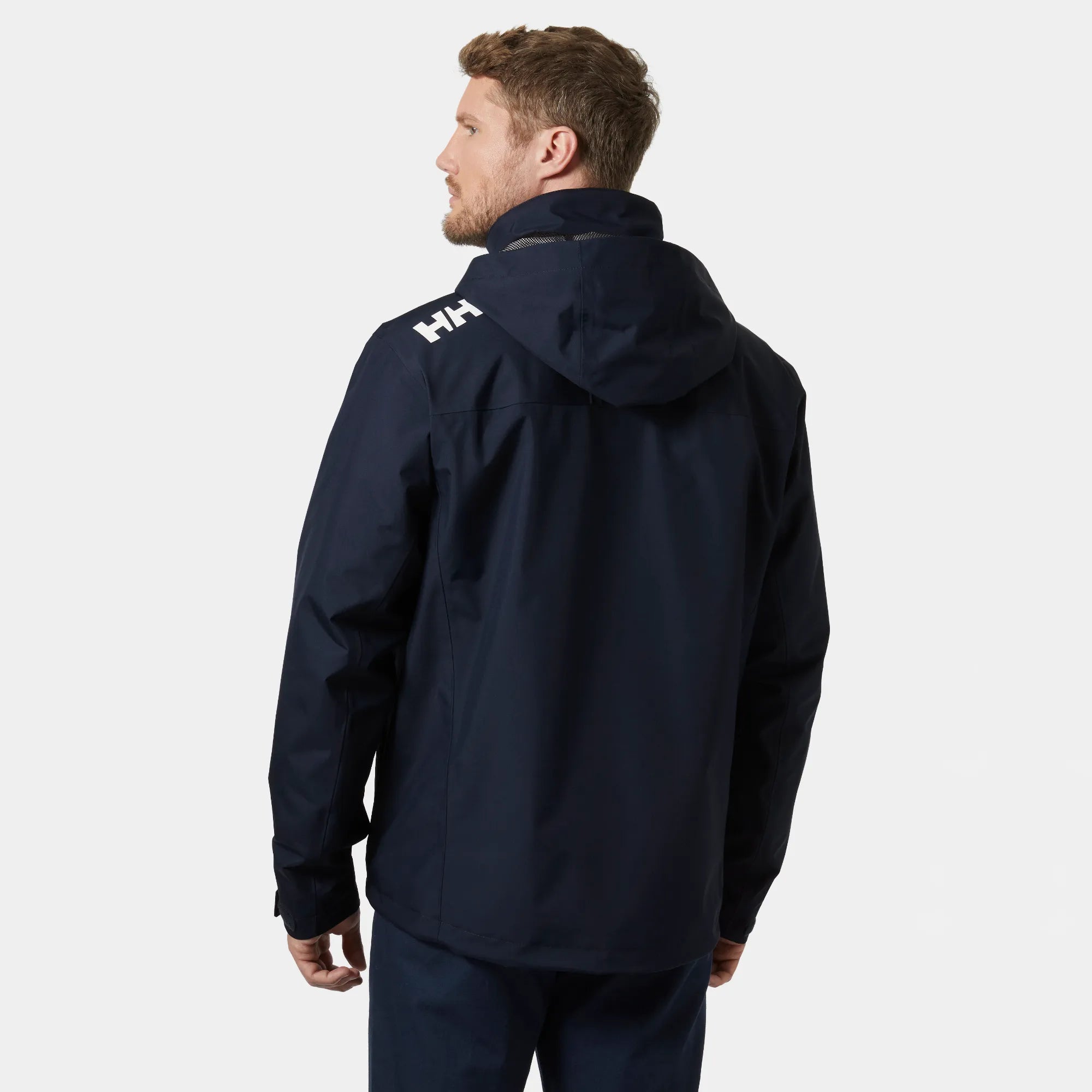 Mens Crew Hooded Midlayer Sailing Jacket 2.0 - Navy