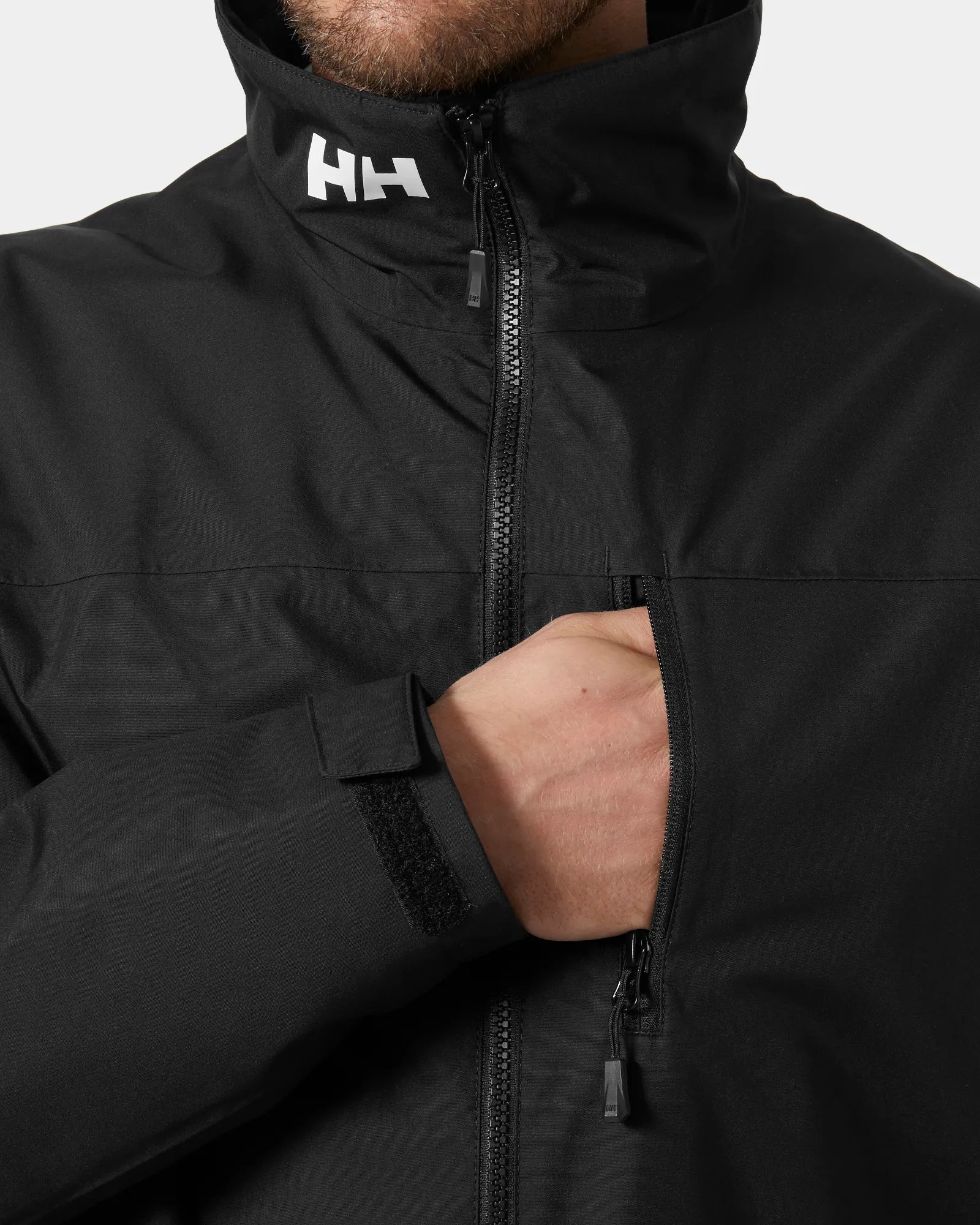 Men's Crew Midlayer Sailing Jacket - Black