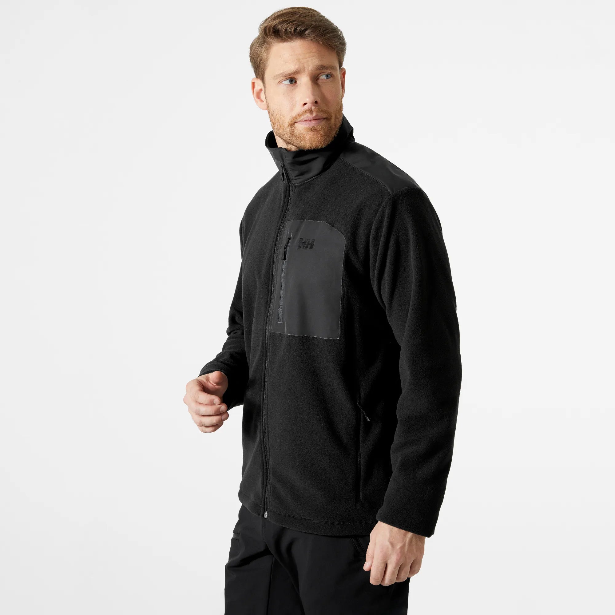 Men's Daybreaker Block Microfleece Jacket - Black