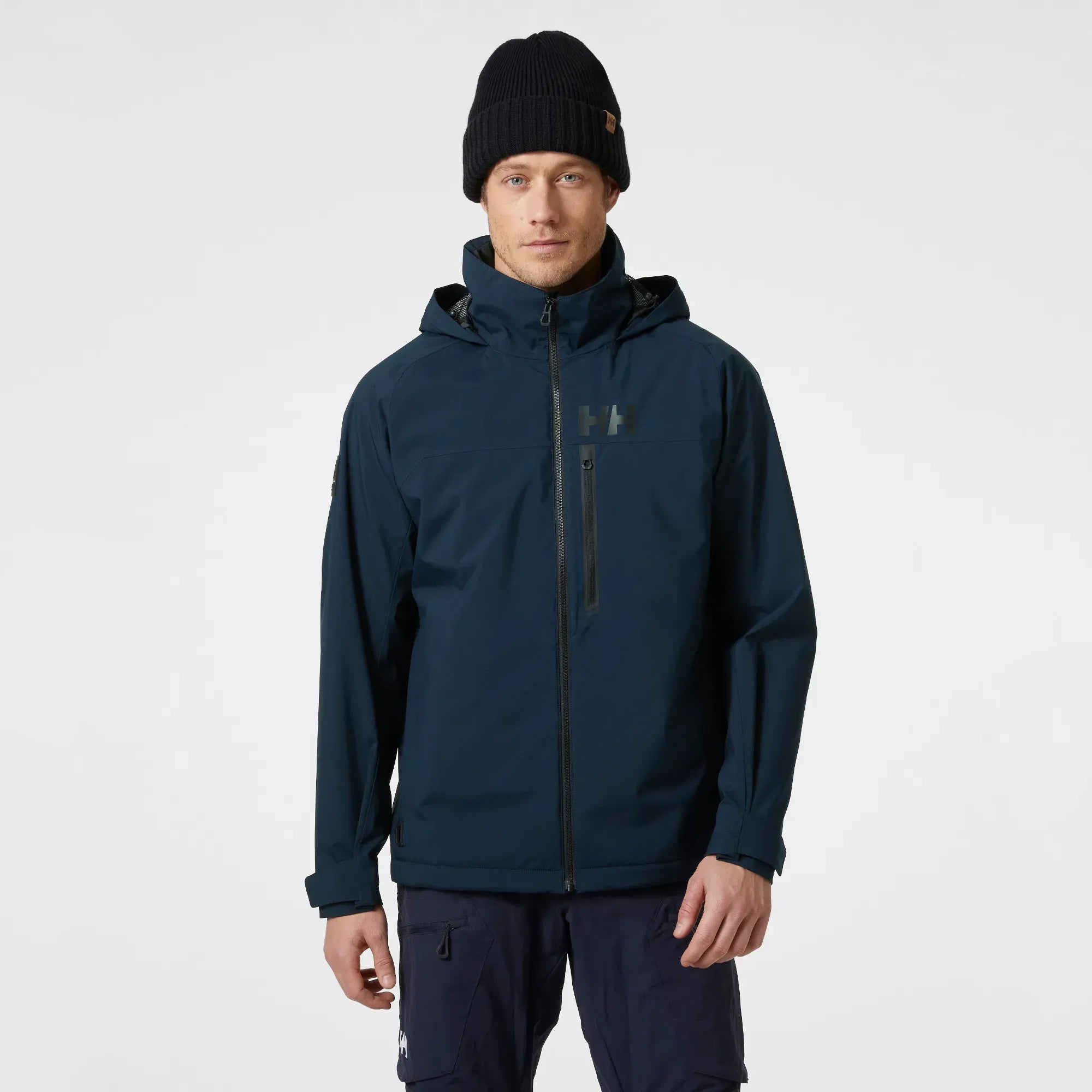 Mens HP Racing LIFALOFT Hooded Sailing Jacket - Navy