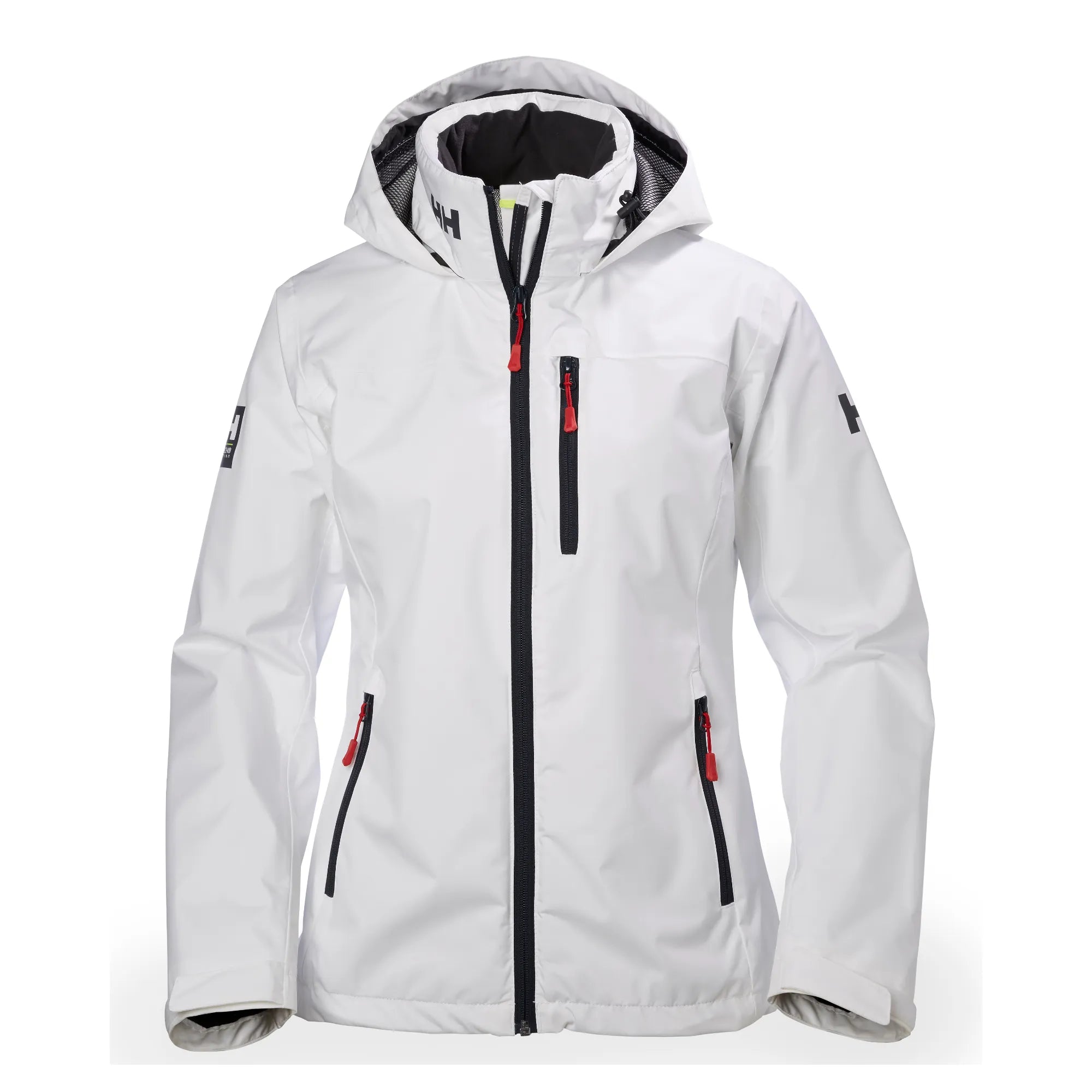 Womens Crew Hooded Jacket - White