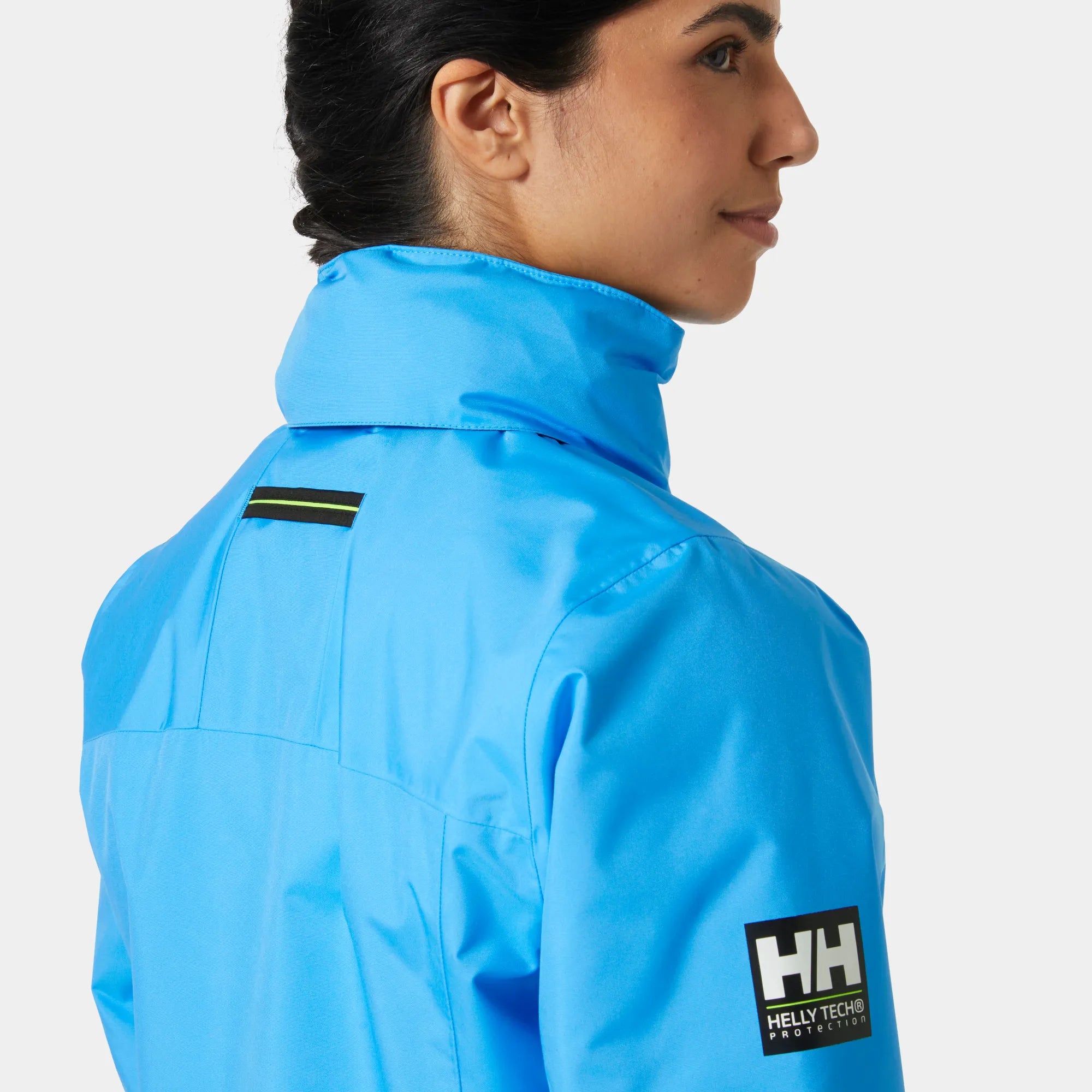 Helly Hansen Women's Crew Hooded Midlayer Jacket 2.0 - Cyan Helly Hansen Women's Crew Hooded Midlayer Jacket 2.0 - Cyan