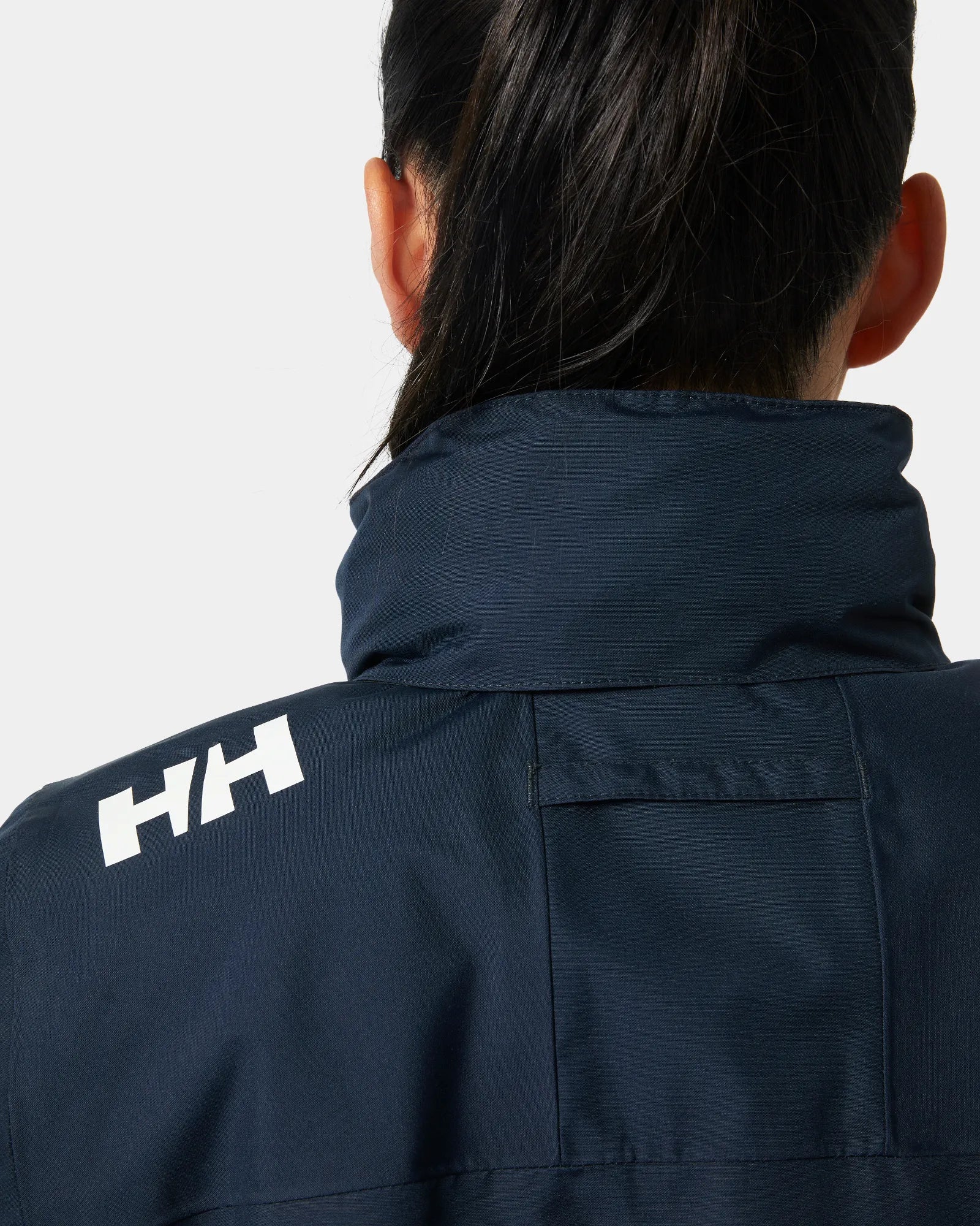 Women's Crew Hooded Midlayer Sailing Jacket - Navy