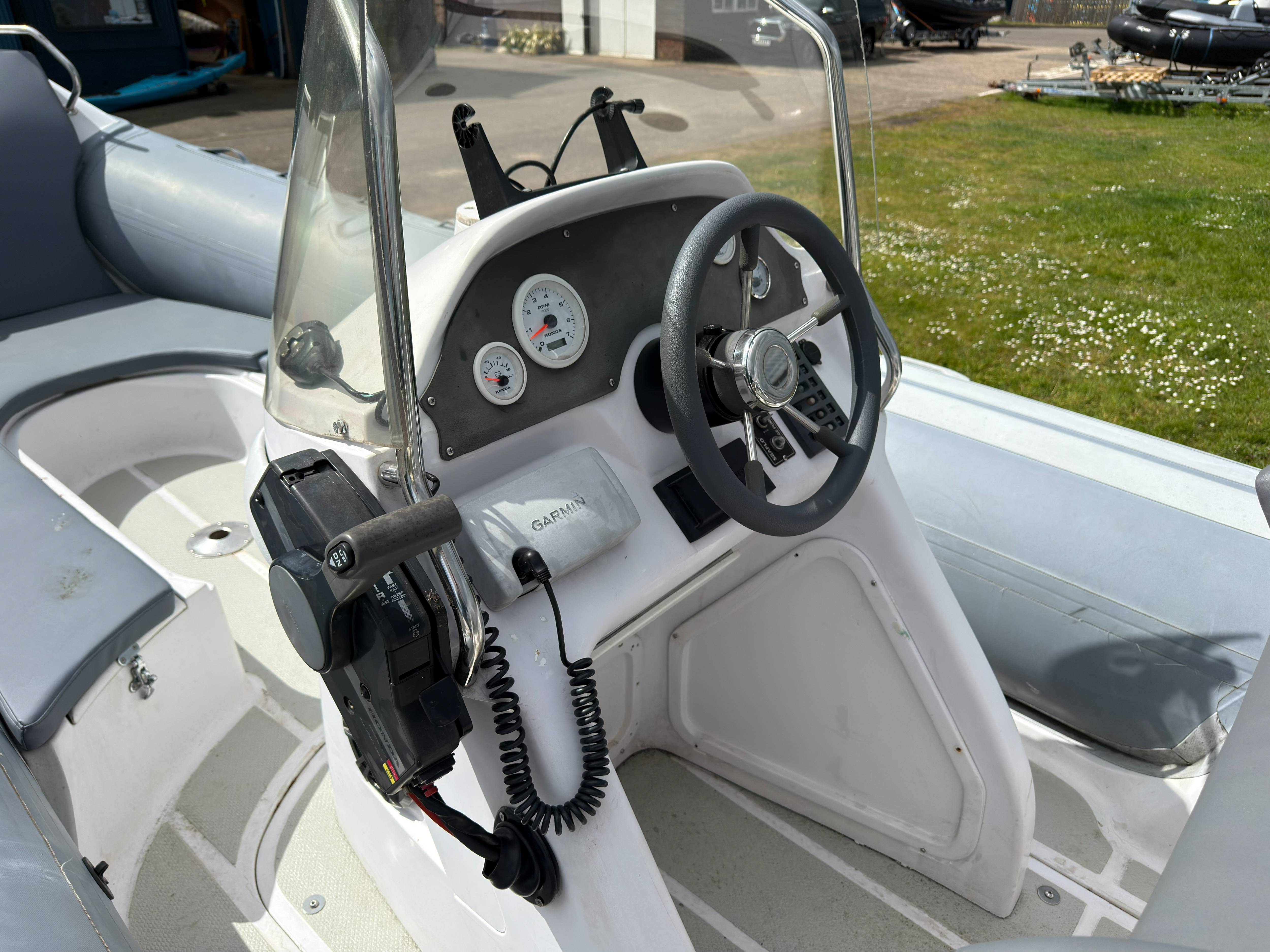 1997 SACS S640 RIB with 150hp Honda 4-stroke Outboard