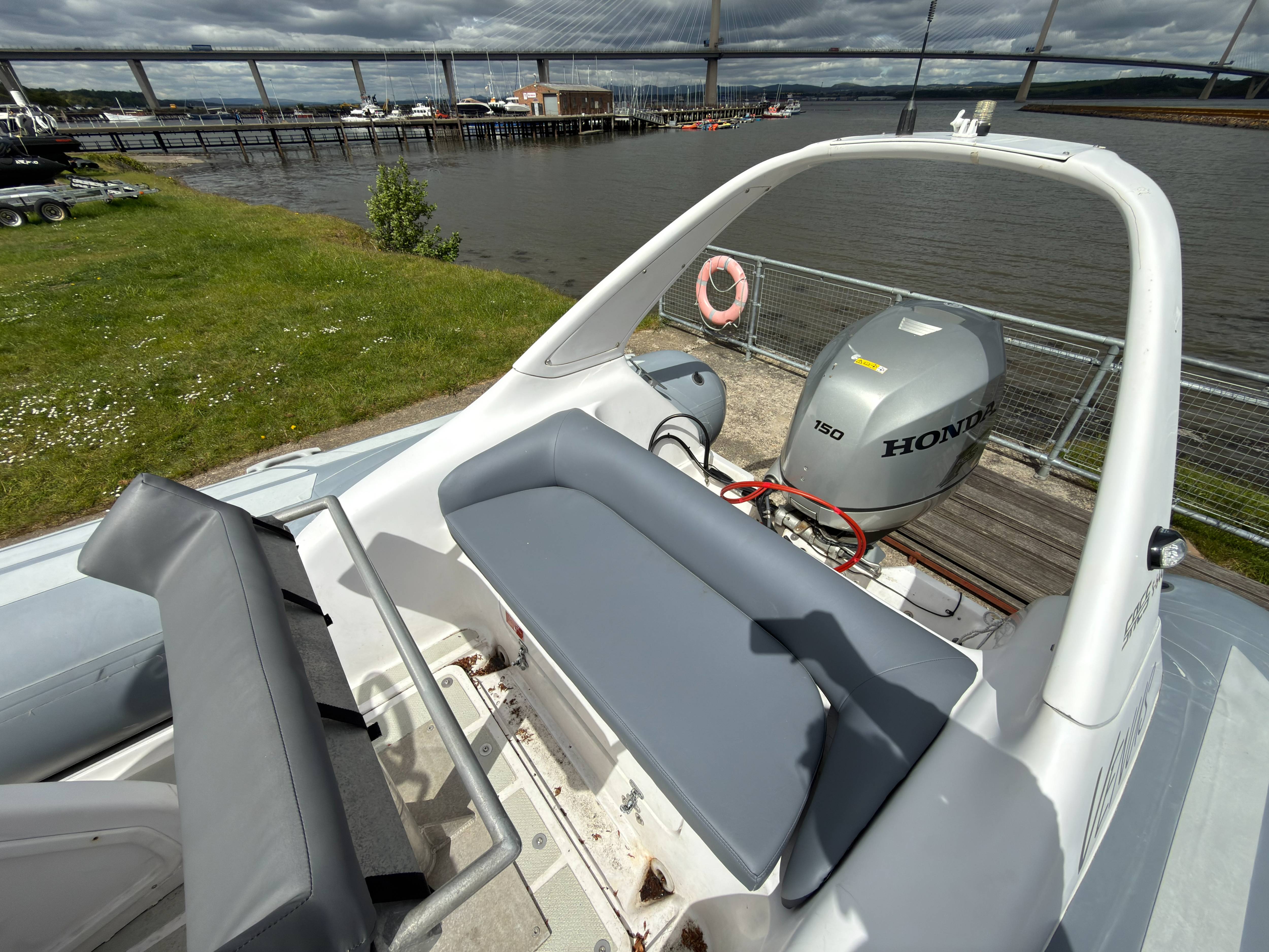 1997 SACS S640 RIB with 150hp Honda 4-stroke Outboard