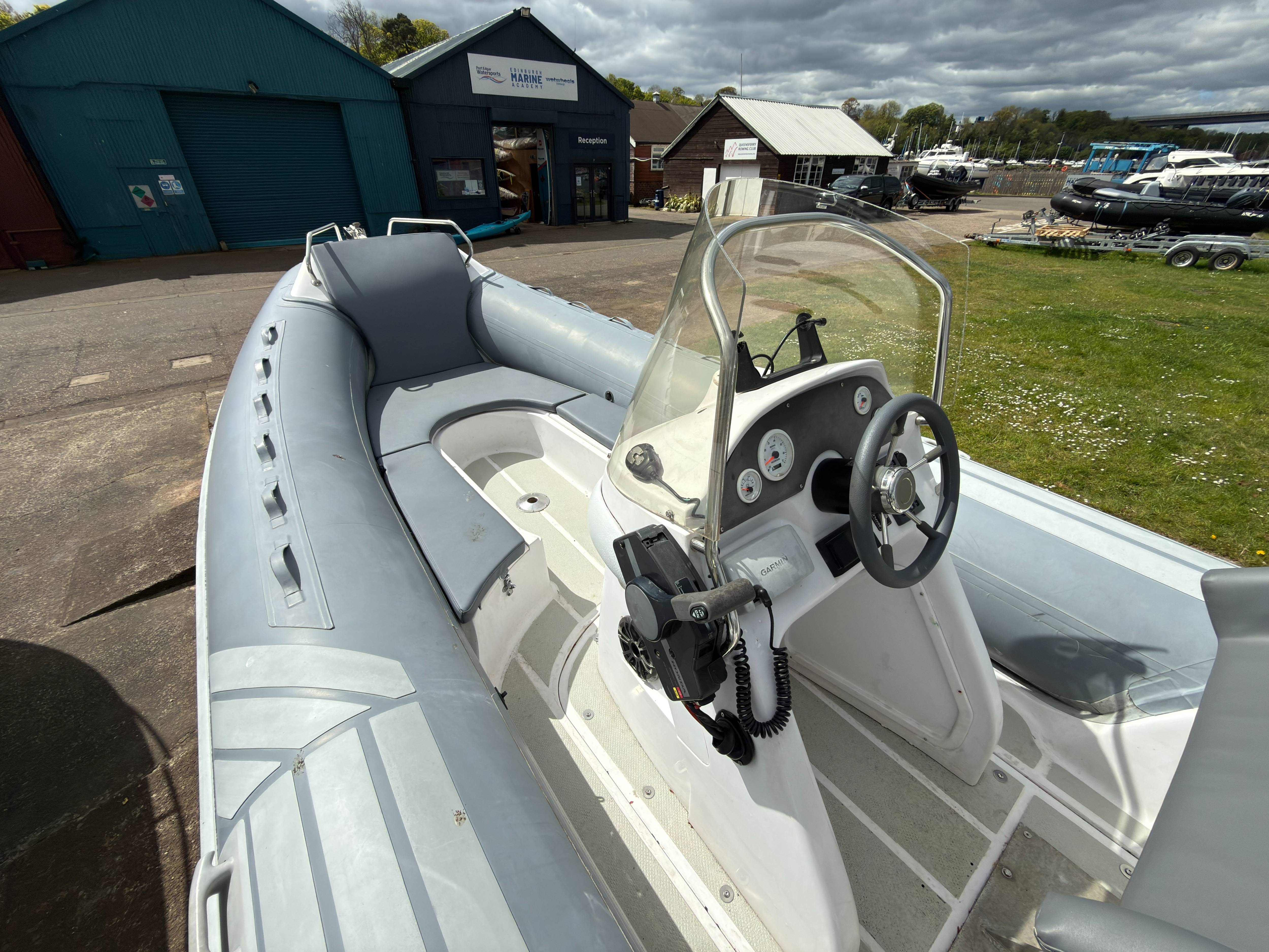 1997 SACS S640 RIB with 150hp Honda 4-stroke Outboard