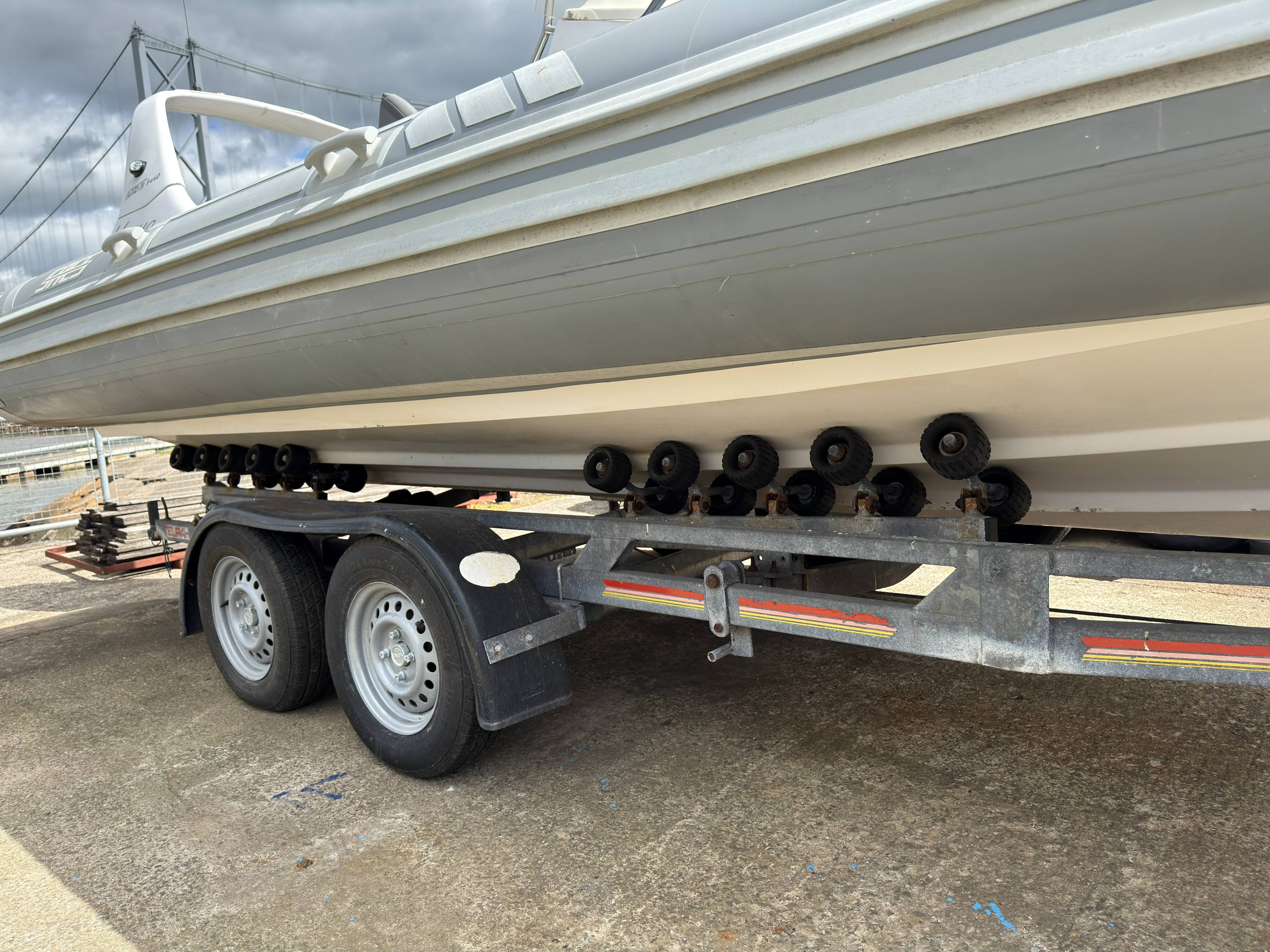 1997 SACS S640 RIB with 150hp Honda 4-stroke Outboard