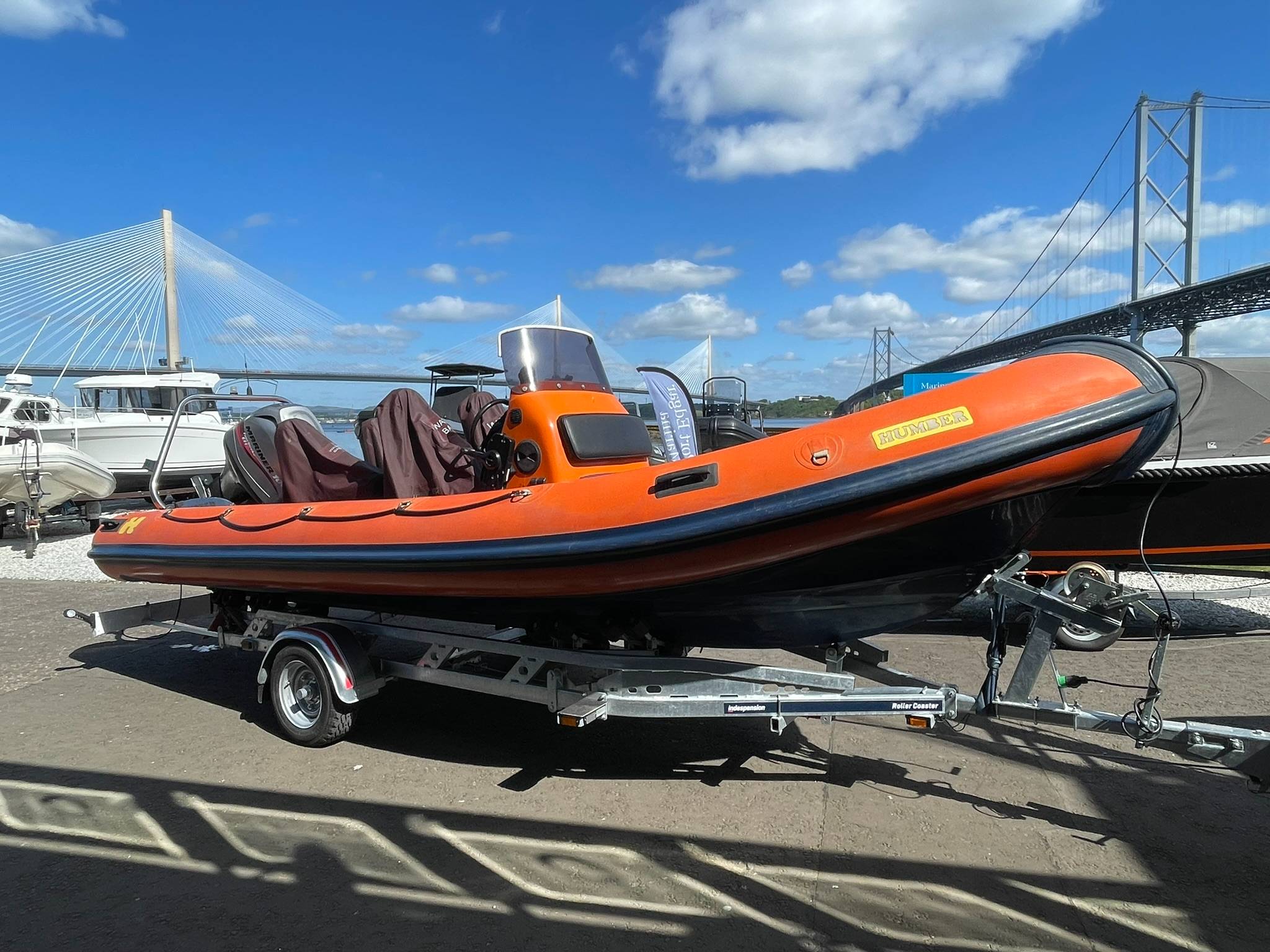 2006 Humber RIB with Mariner F100 ELPT-EFI Outboard