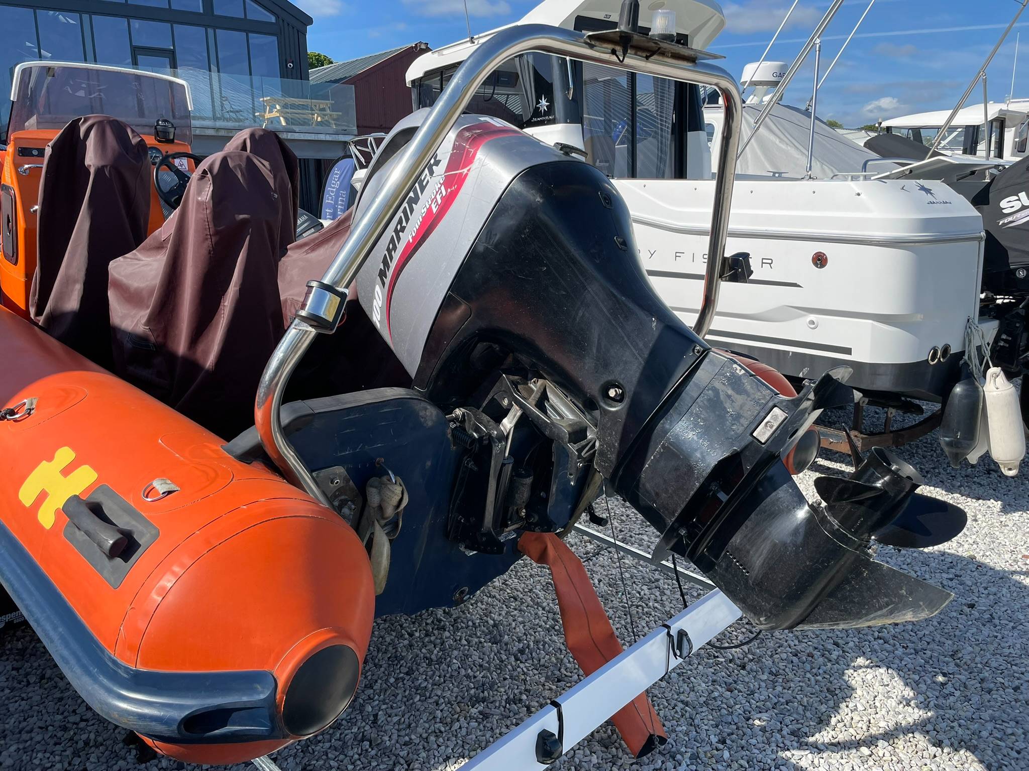 2006 Humber RIB with Mariner F100 ELPT-EFI Outboard