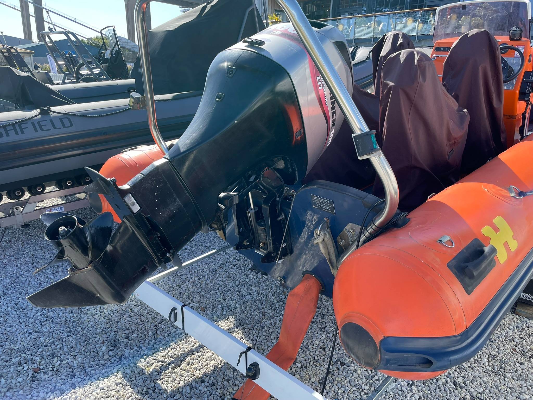2006 Humber RIB with Mariner F100 ELPT-EFI Outboard
