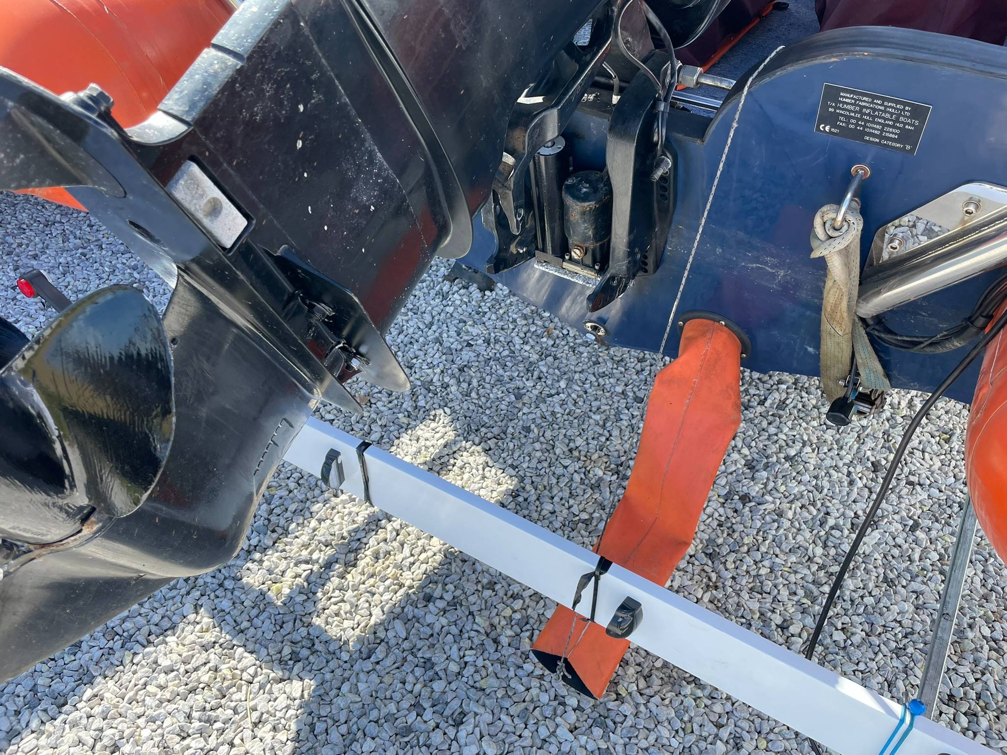 2006 Humber RIB with Mariner F100 ELPT-EFI Outboard