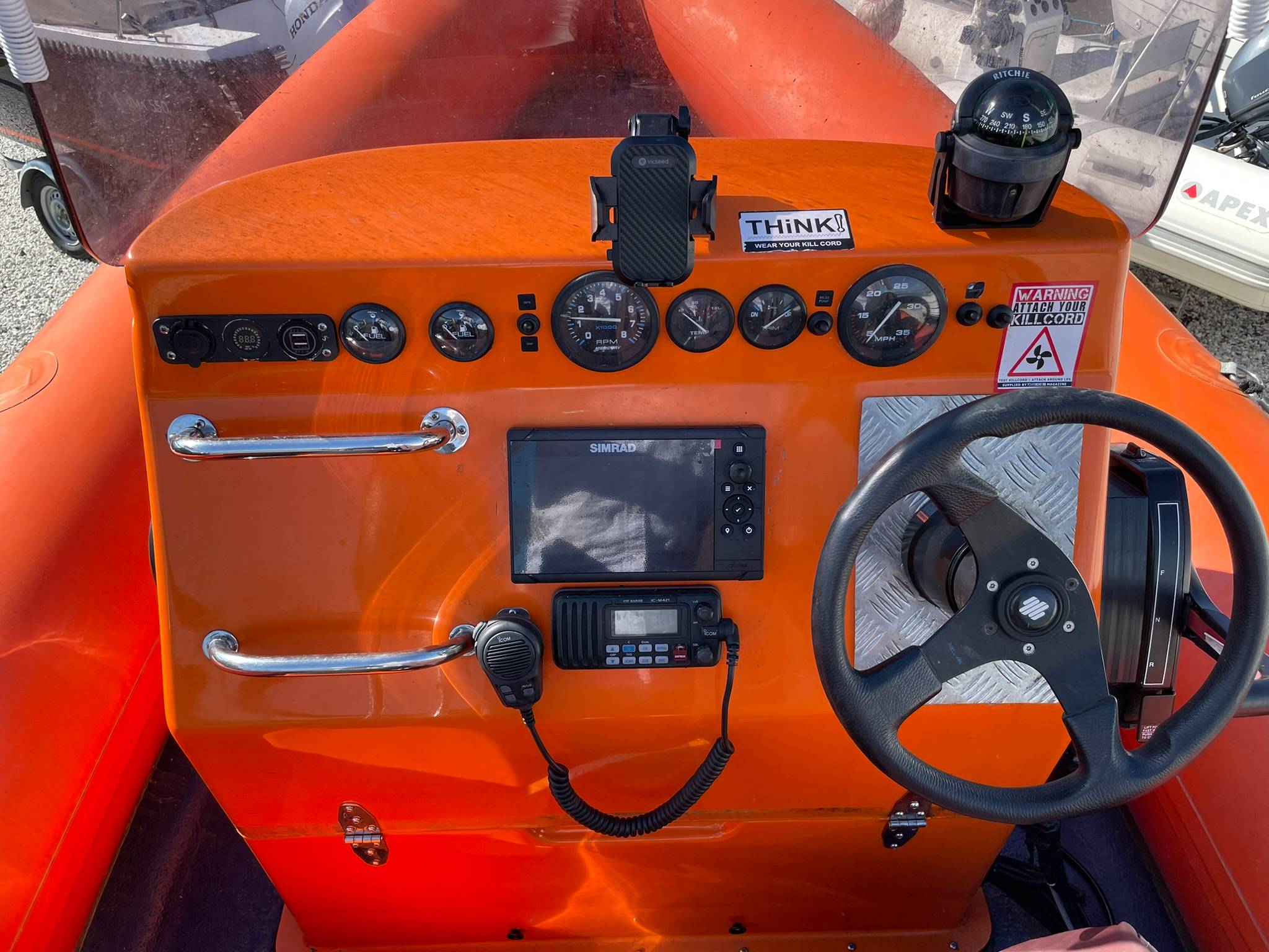 2006 Humber RIB with Mariner F100 ELPT-EFI Outboard