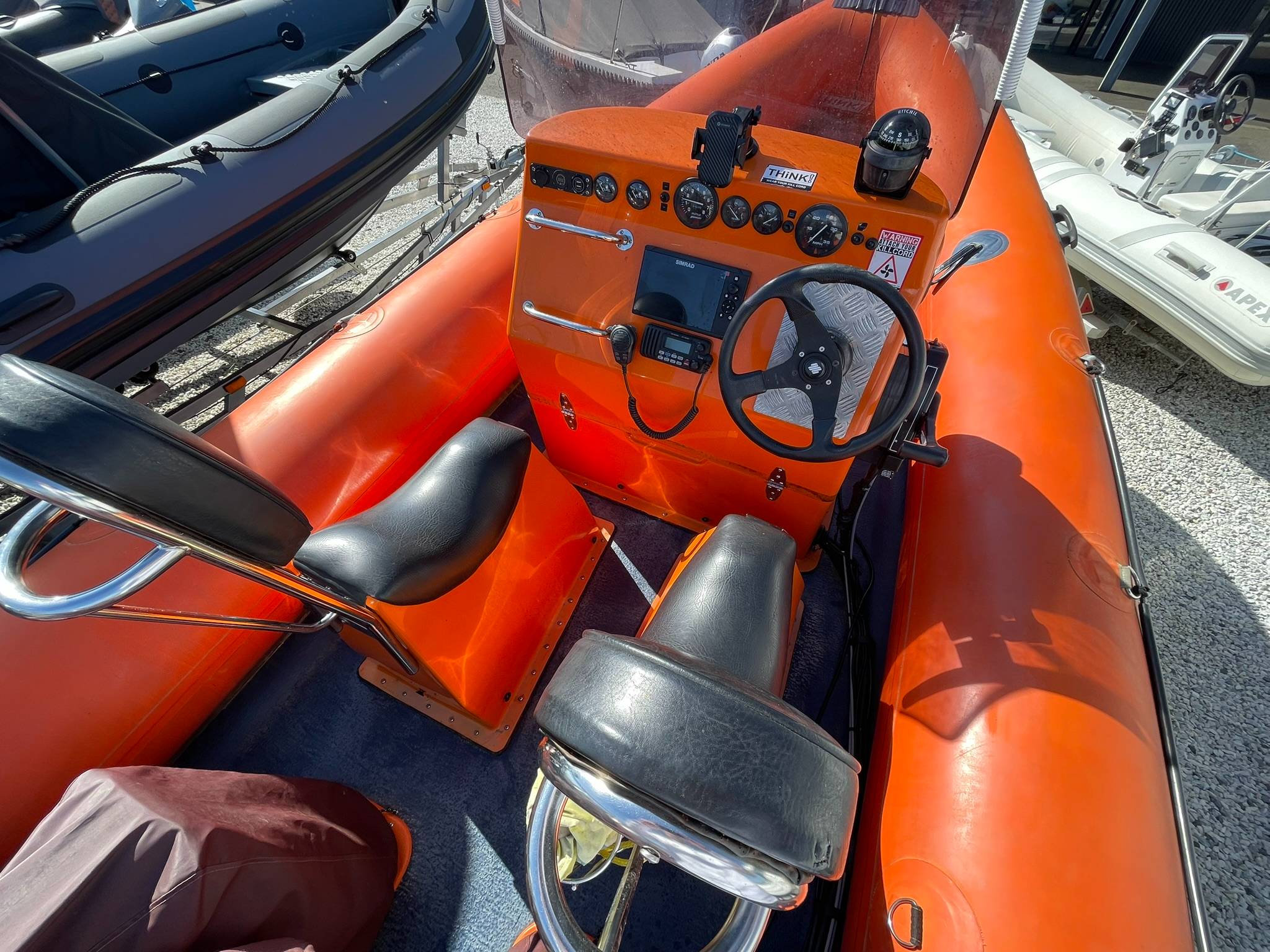 2006 Humber RIB with Mariner F100 ELPT-EFI Outboard