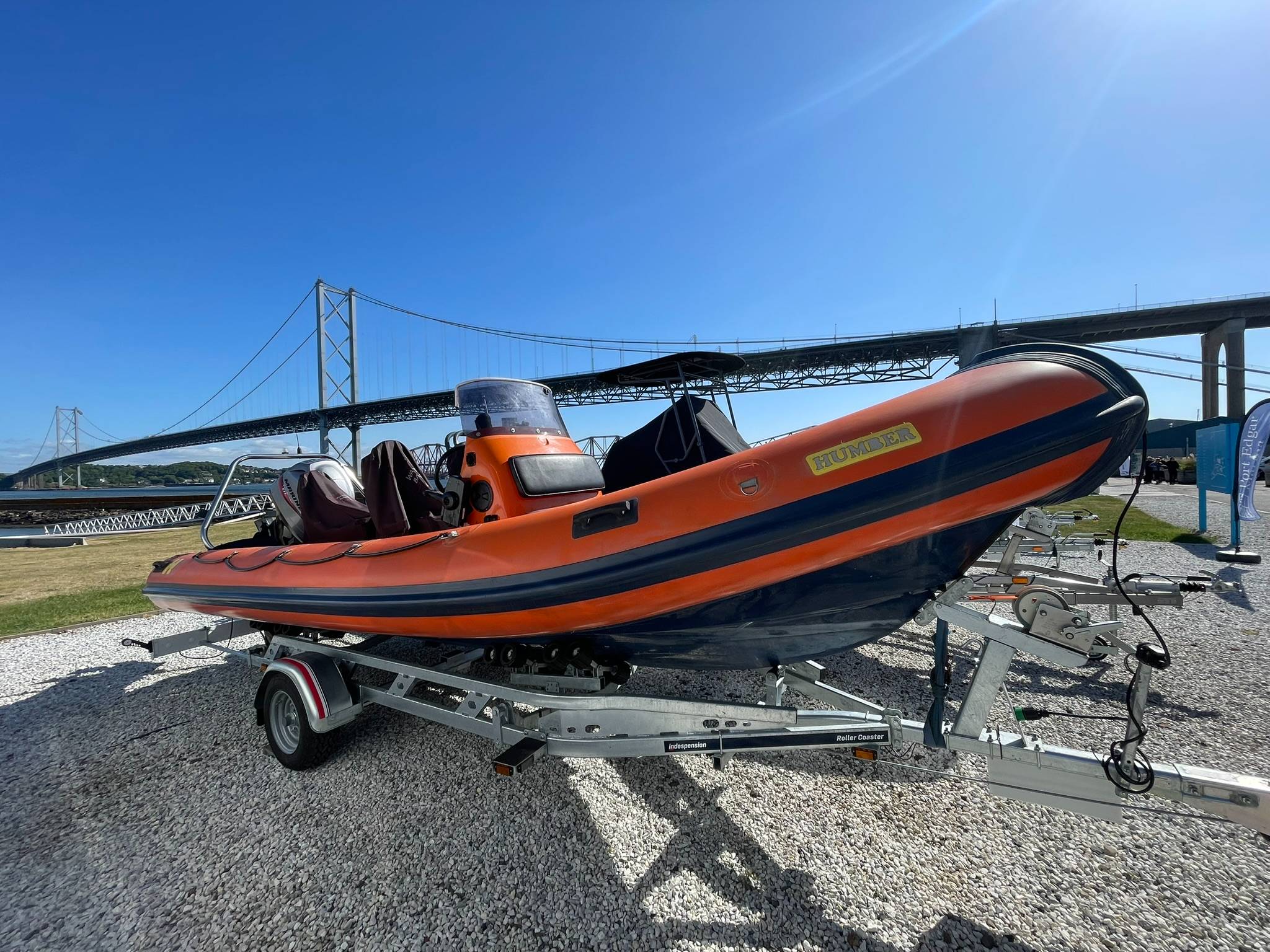 2006 Humber RIB with Mariner F100 ELPT-EFI Outboard