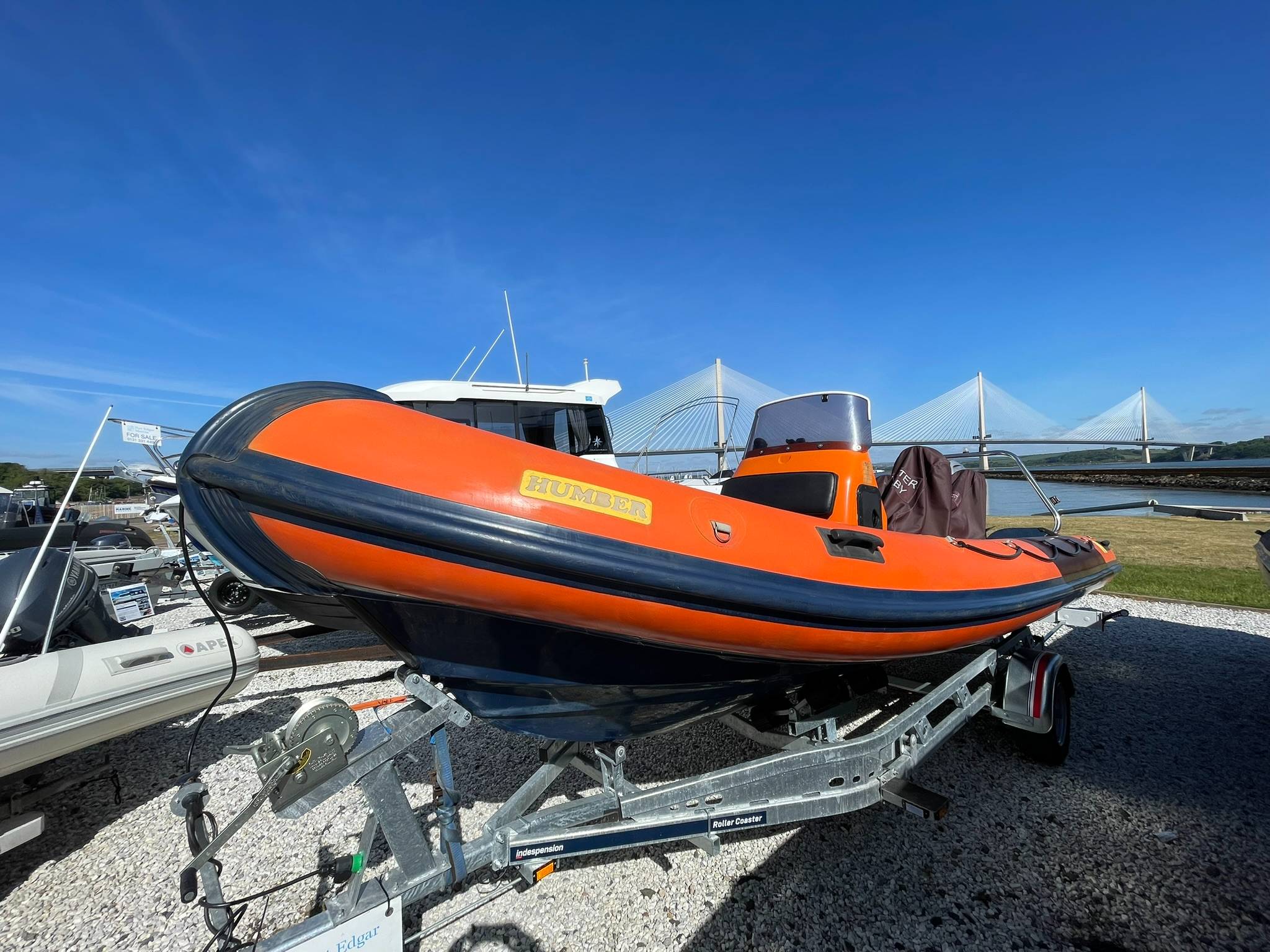2006 Humber RIB with Mariner F100 ELPT-EFI Outboard