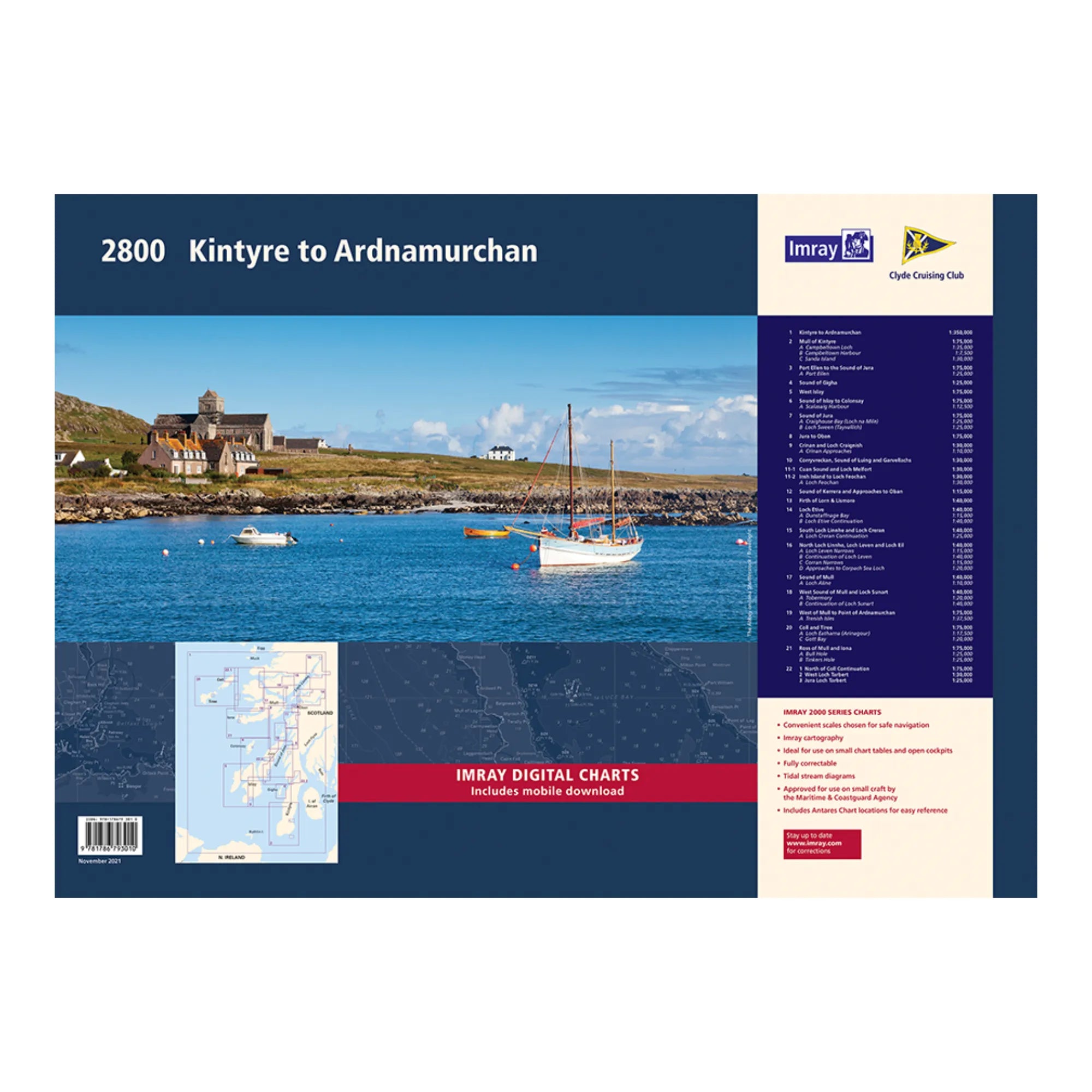 2800 Kintyre to Ardnamurchan Chart Pack