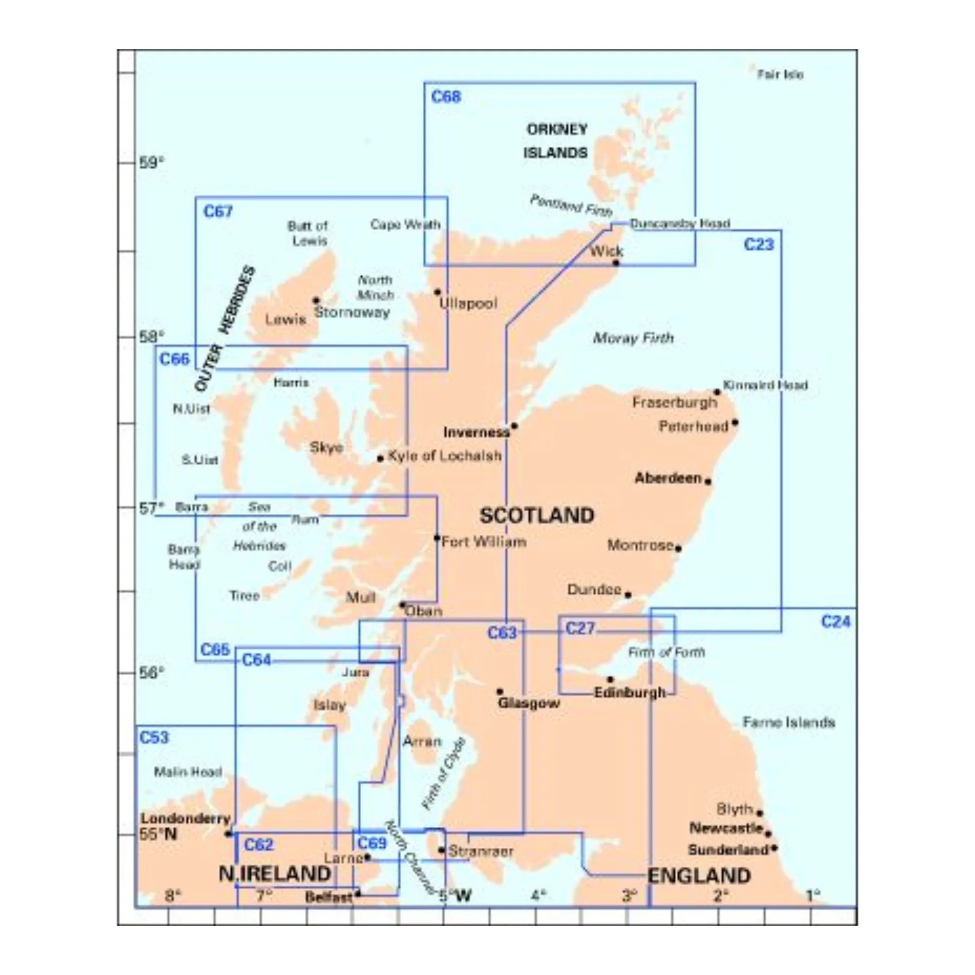 C68 Cape Wrath to Wick & The Orkney Islands