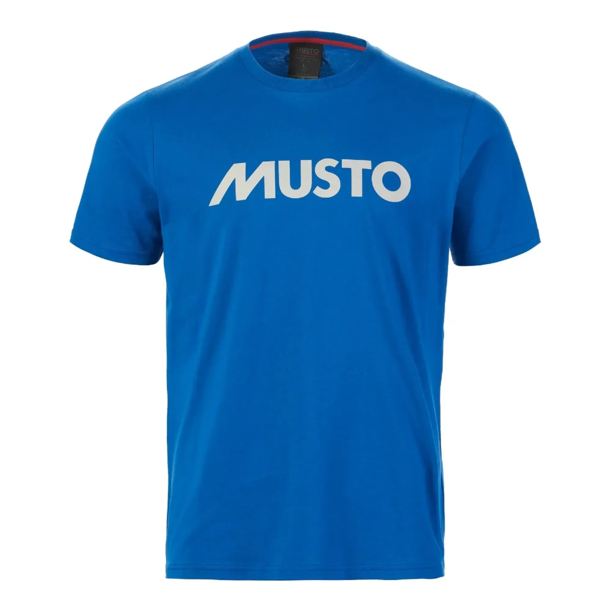 Men's Musto Logo T-Shirt - Aruba Blue