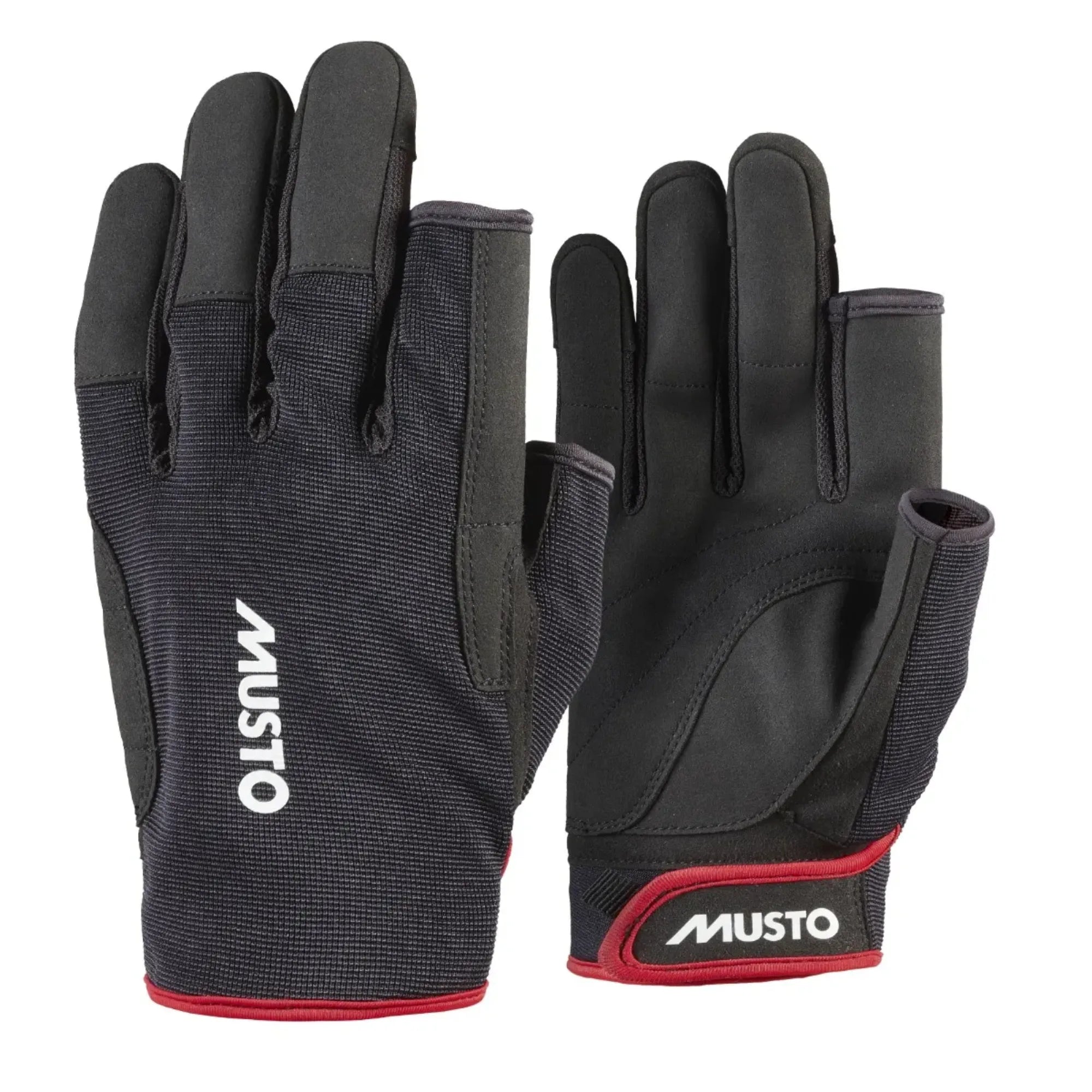 Essential Sailing Long Finger Glove 2.0 - Black