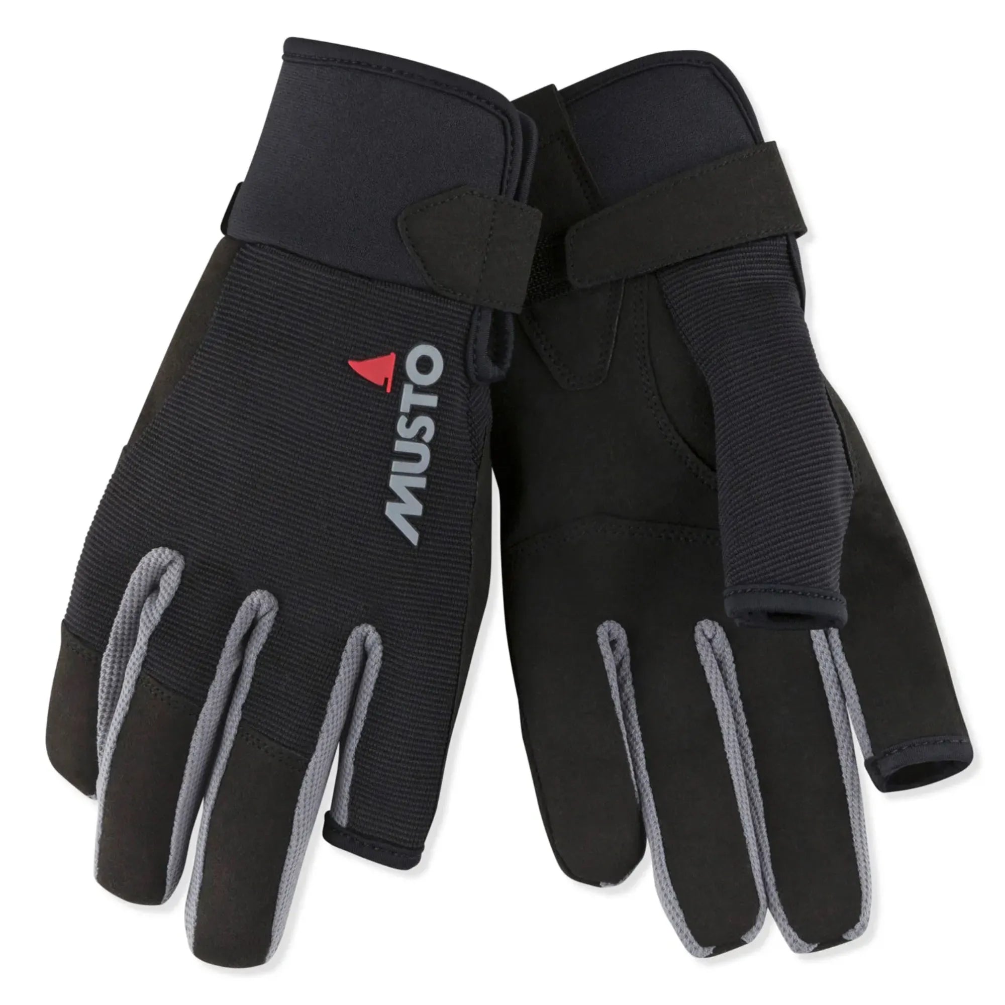 Essential Sailing Long Finger Glove - Black