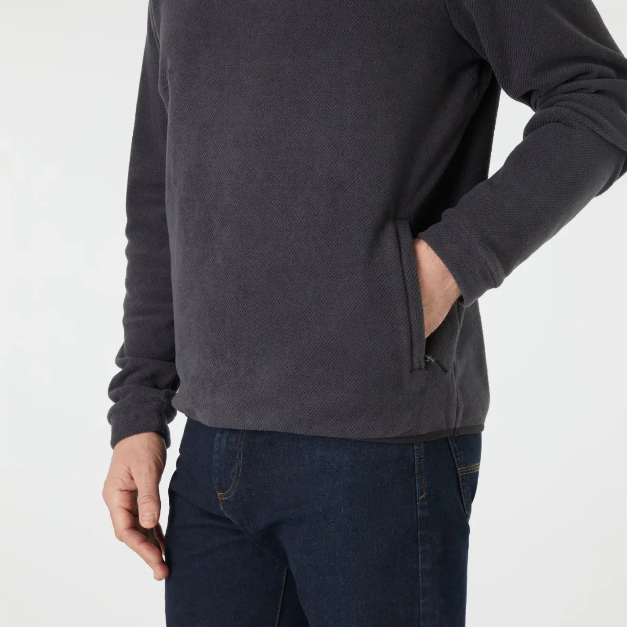 Men's Classic Fleece Pullover - Carbon