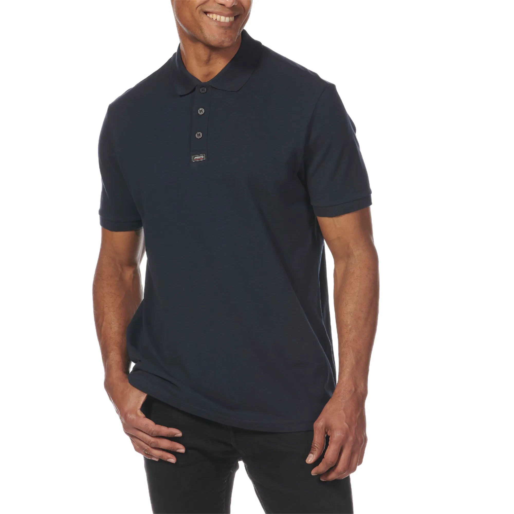 Men's Essential Pique Polo Shirt - Navy